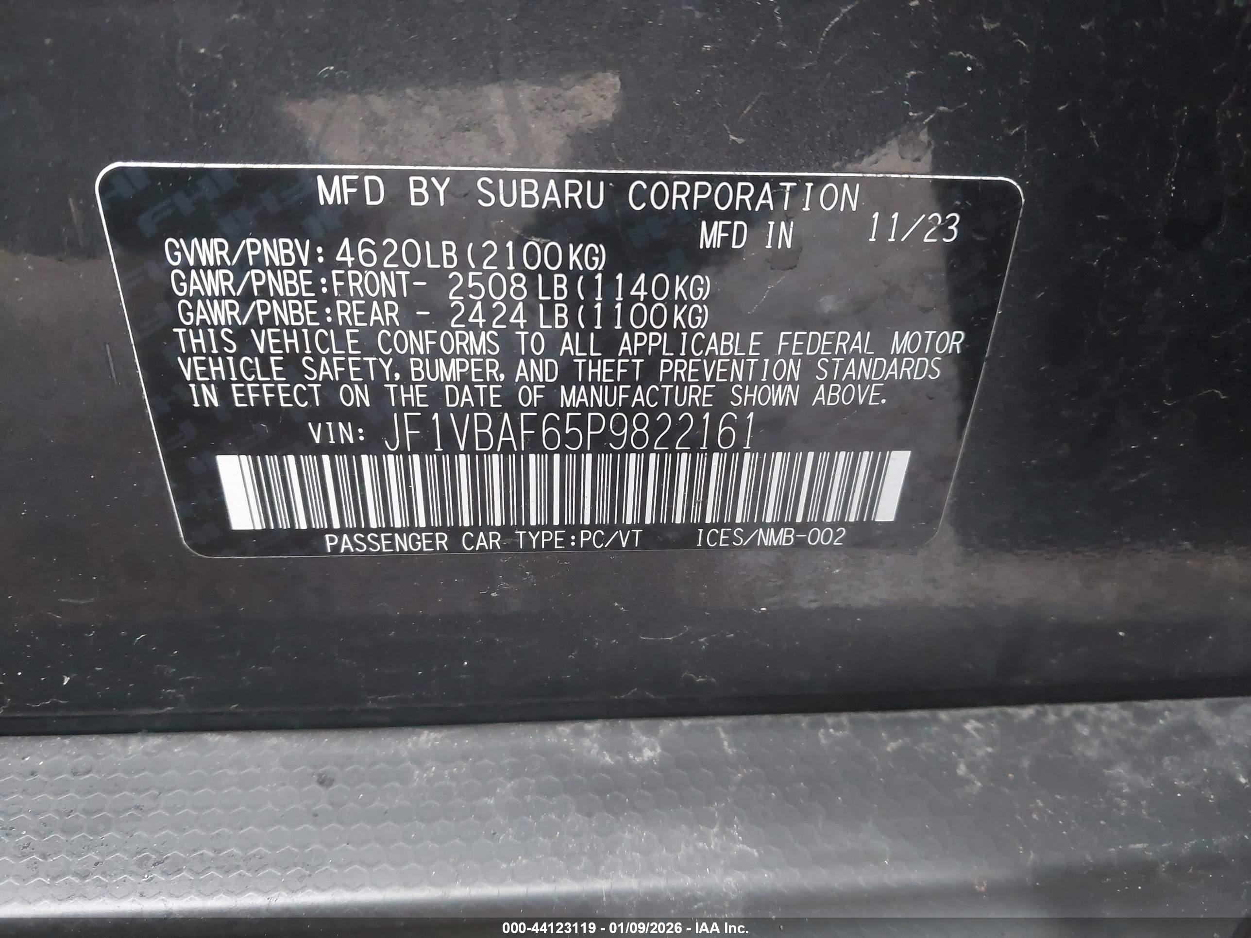 SUBARU WRX image 9