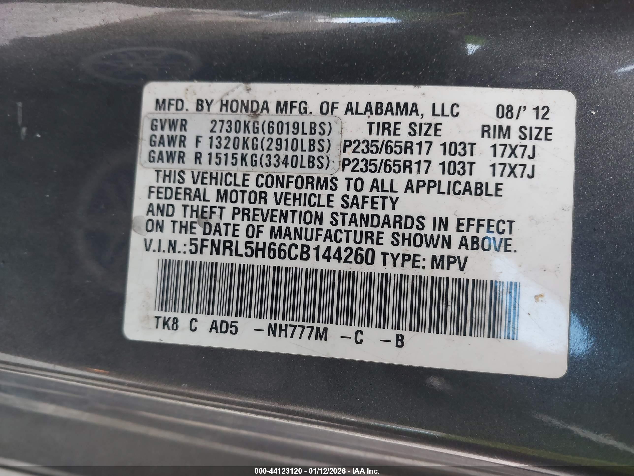 HONDA ODYSSEY image 9