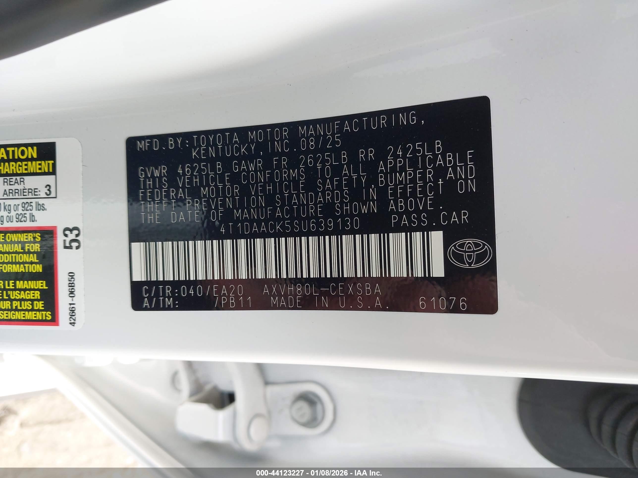 TOYOTA CAMRY image 9