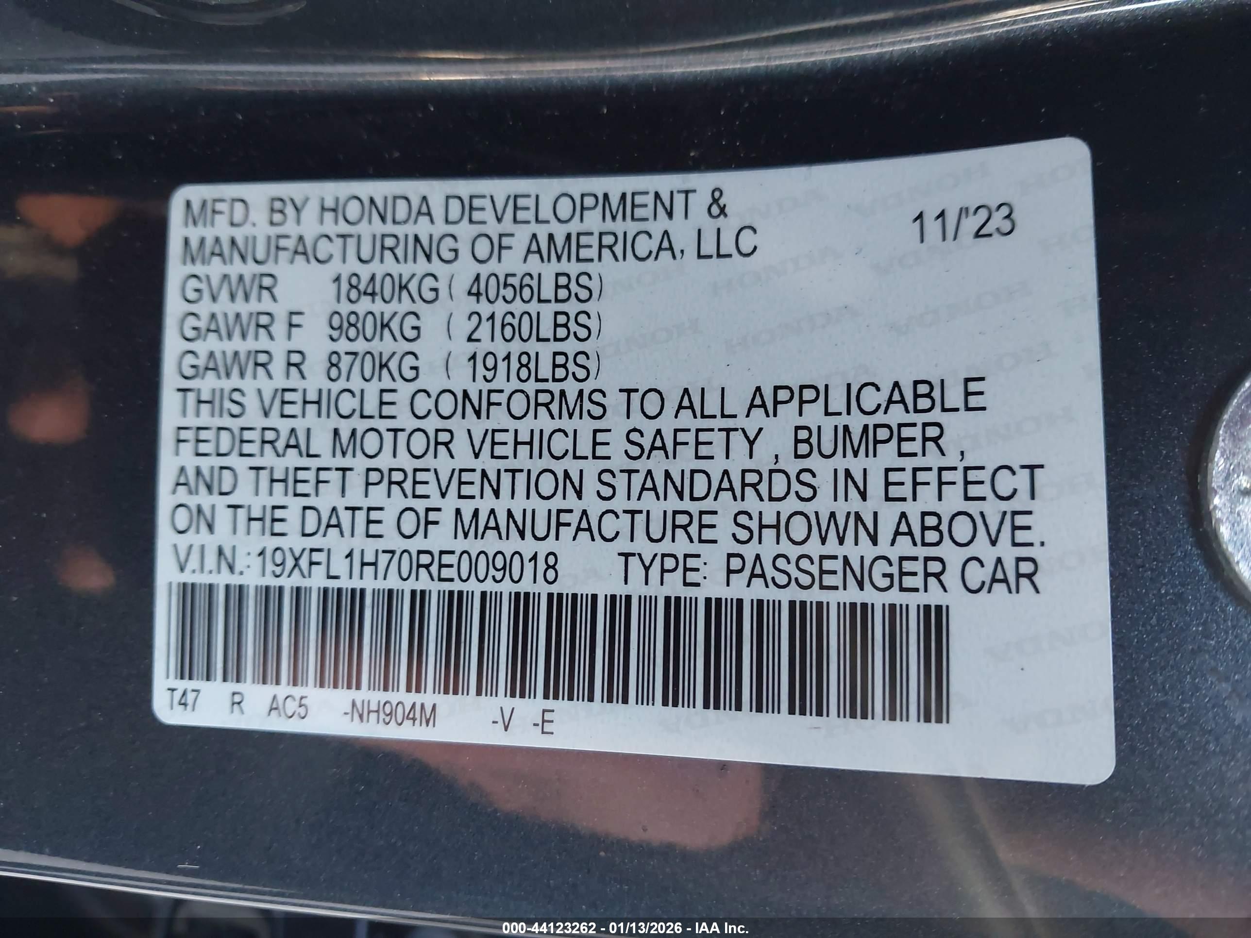 HONDA CIVIC image 9