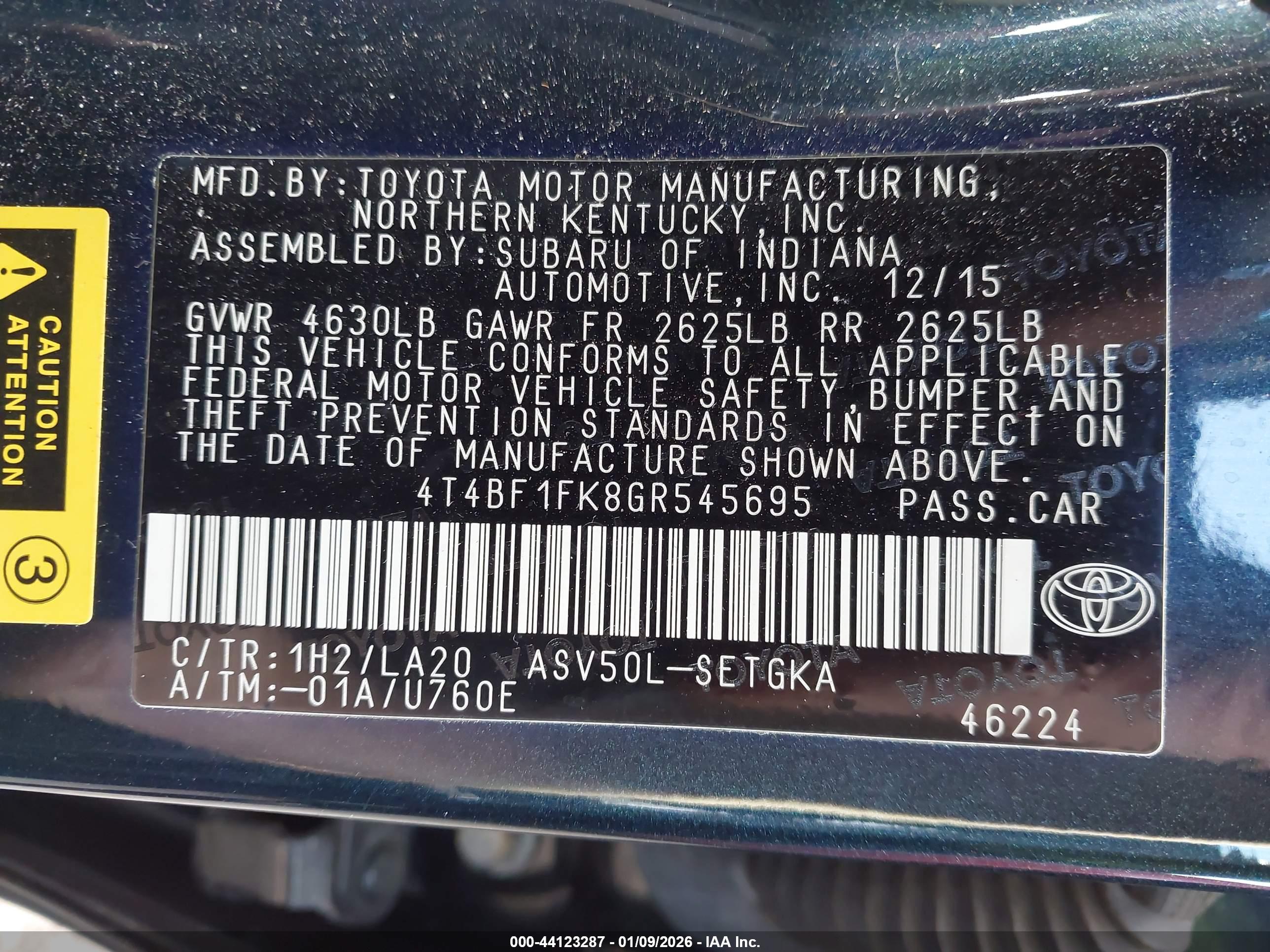 TOYOTA CAMRY image 9