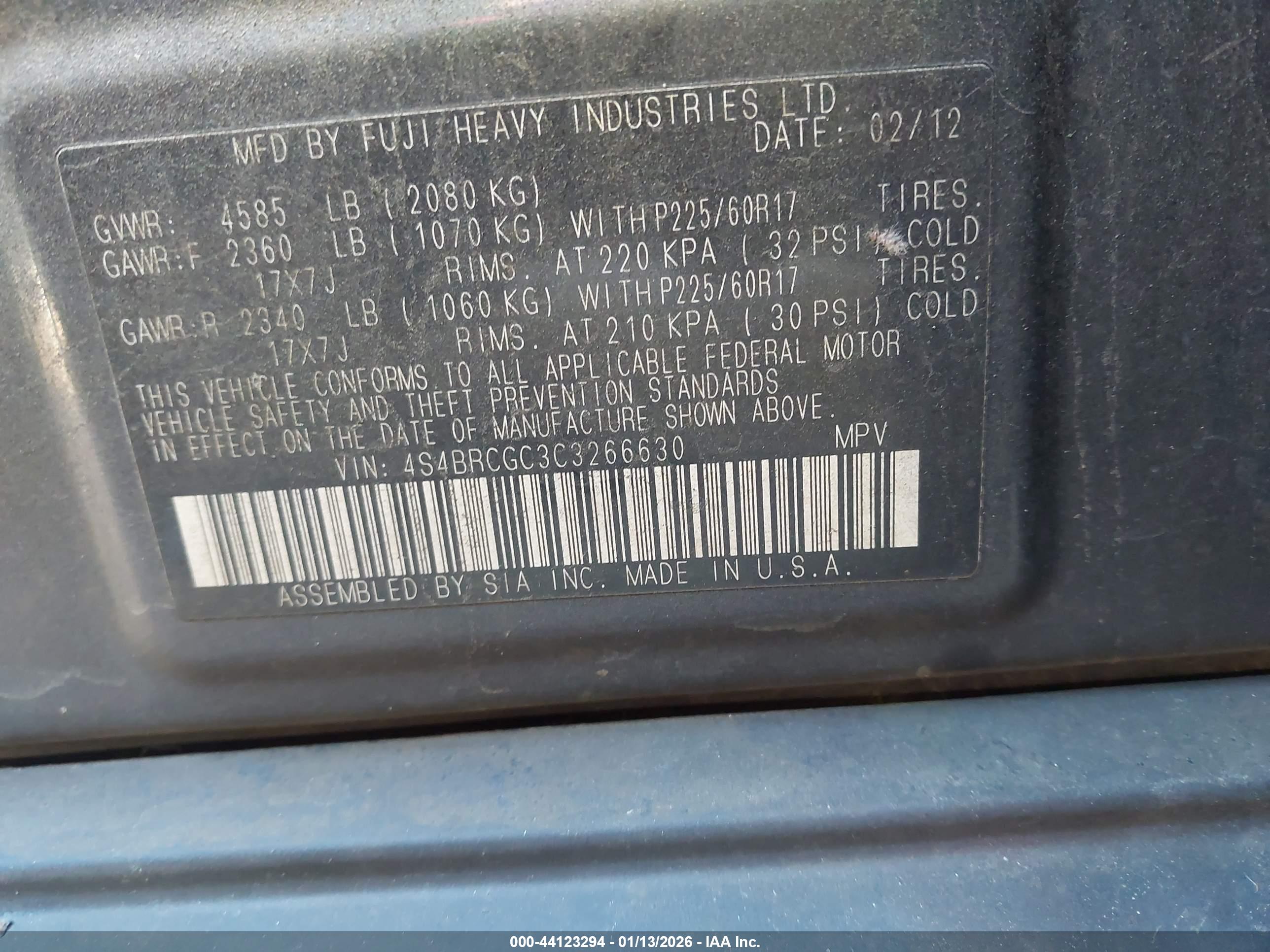 SUBARU OUTBACK image 9