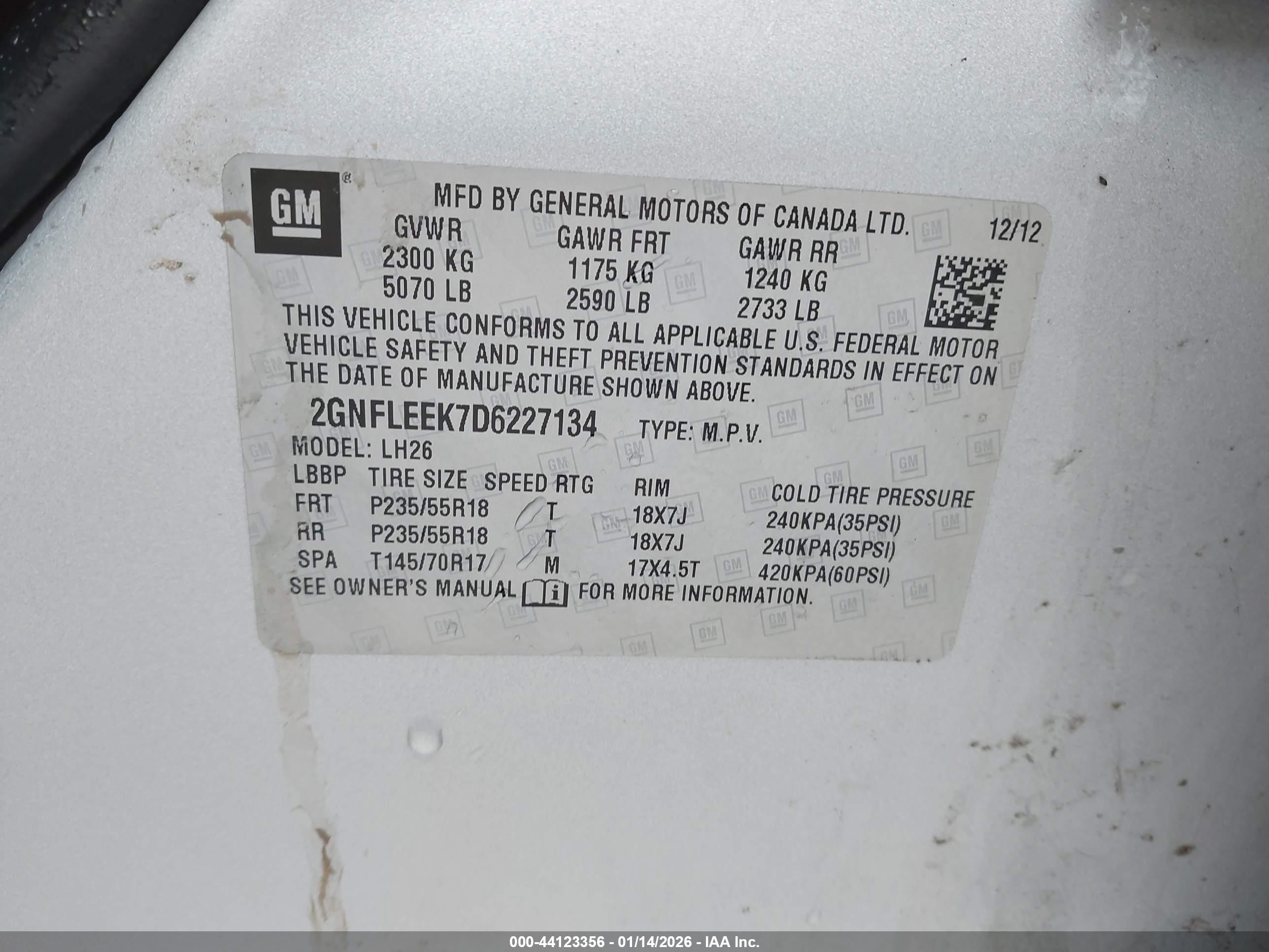 CHEVROLET EQUINOX image 9