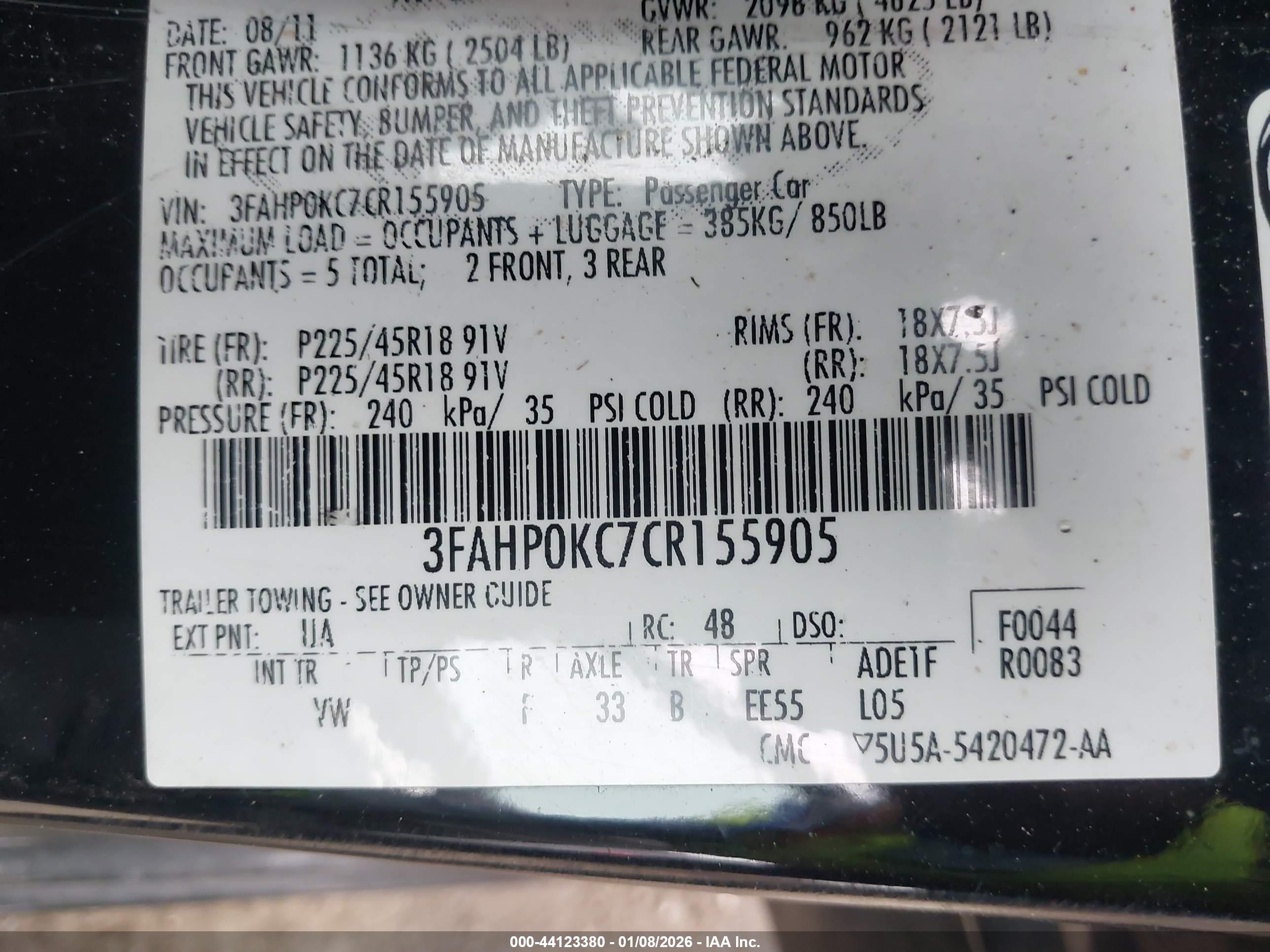 FORD FUSION image 9