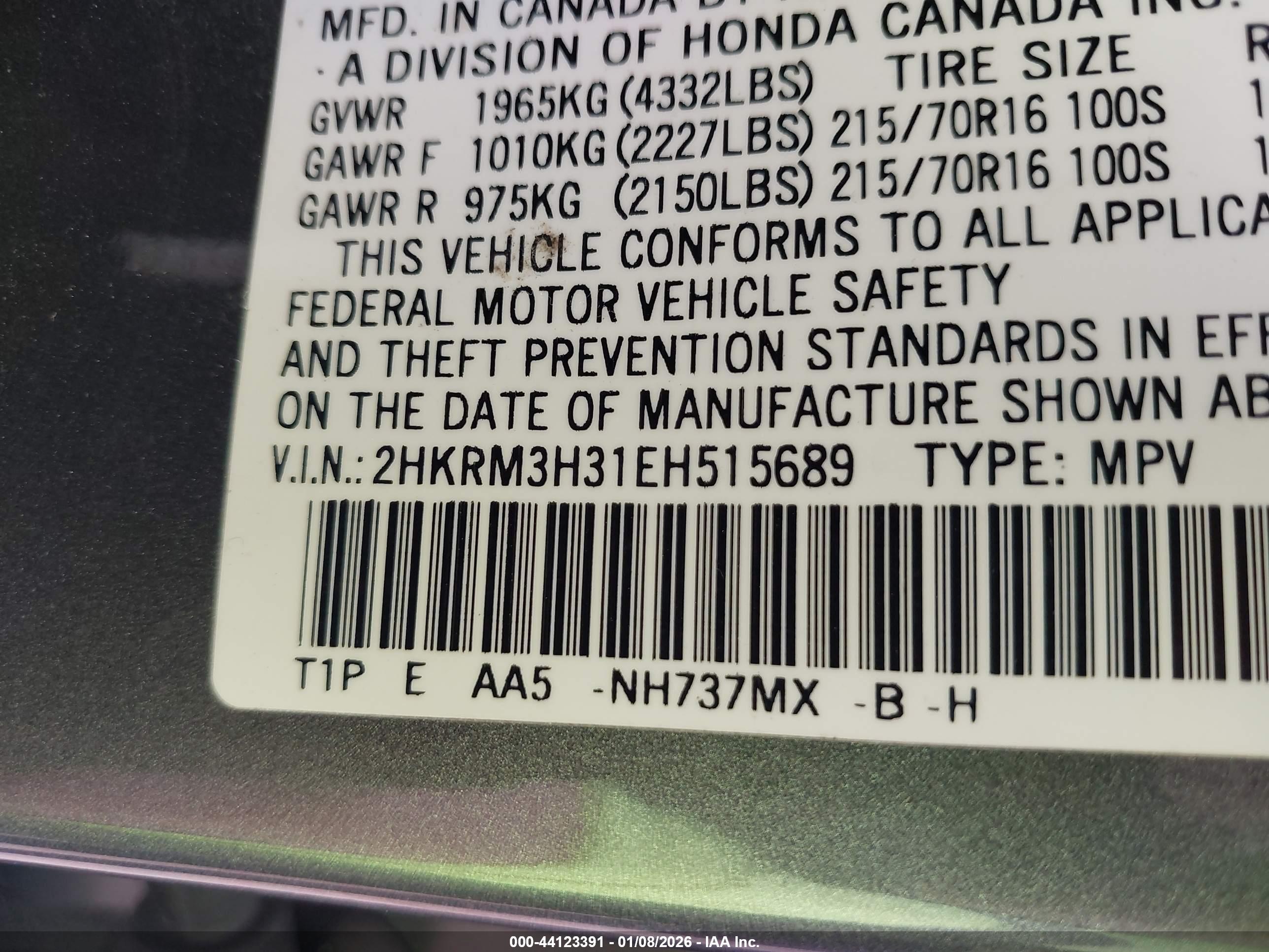 HONDA CR-V image 9