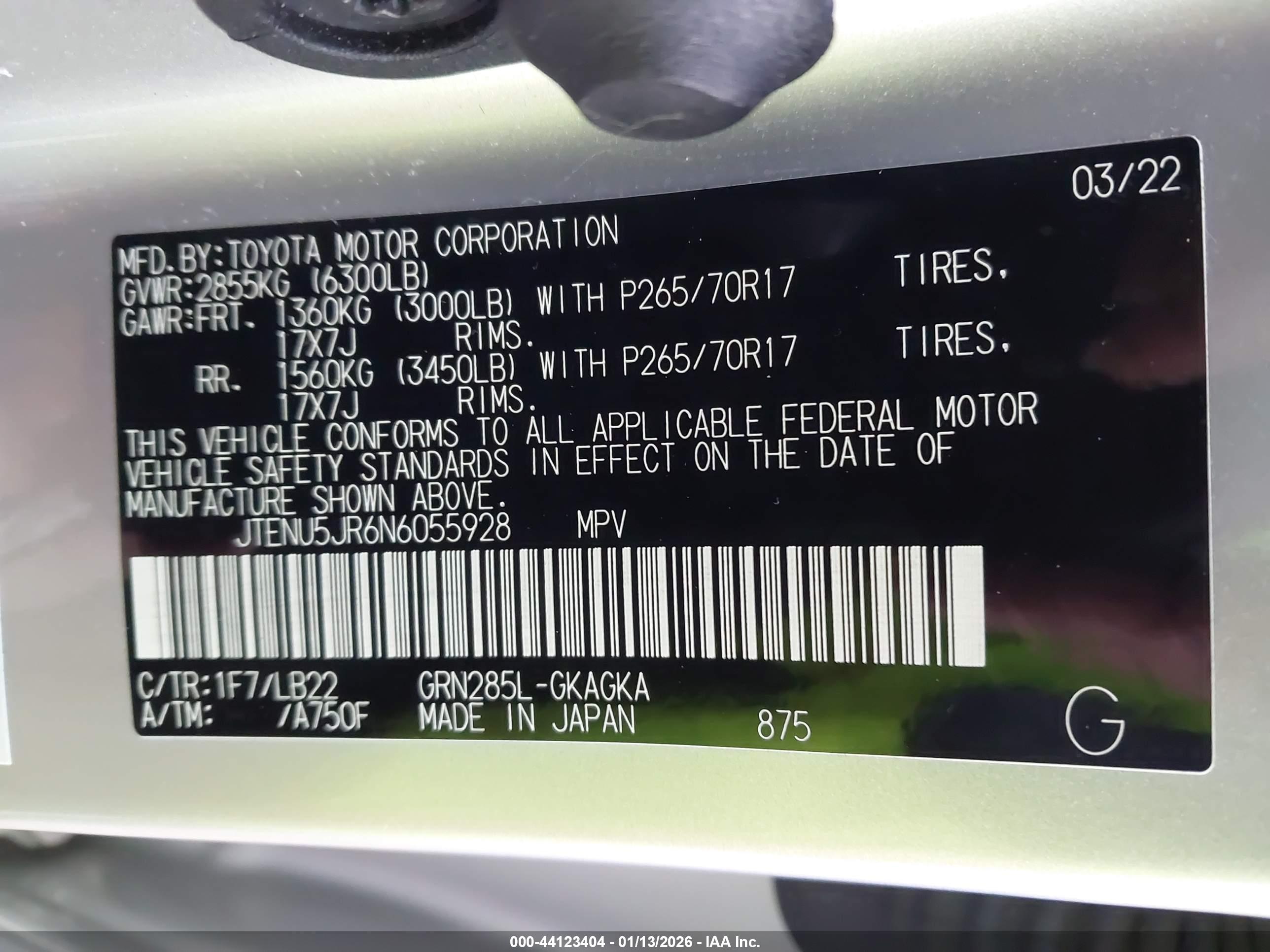 TOYOTA 4RUNNER image 9