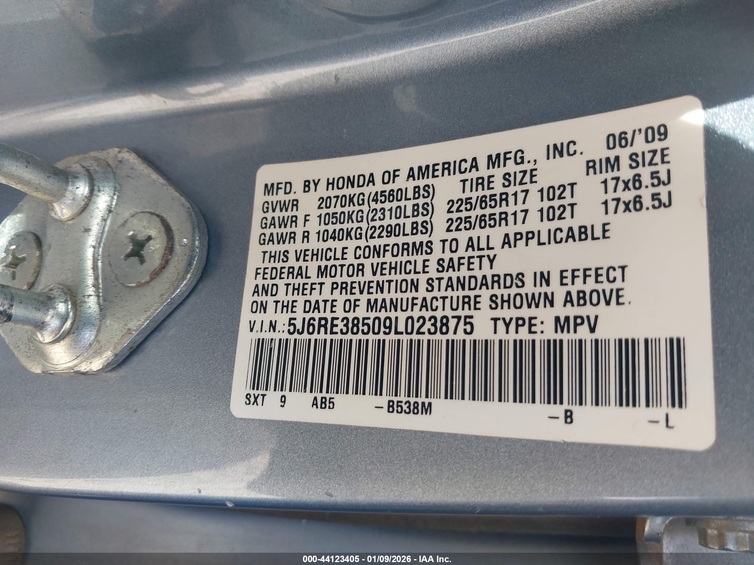 HONDA CR-V image 9