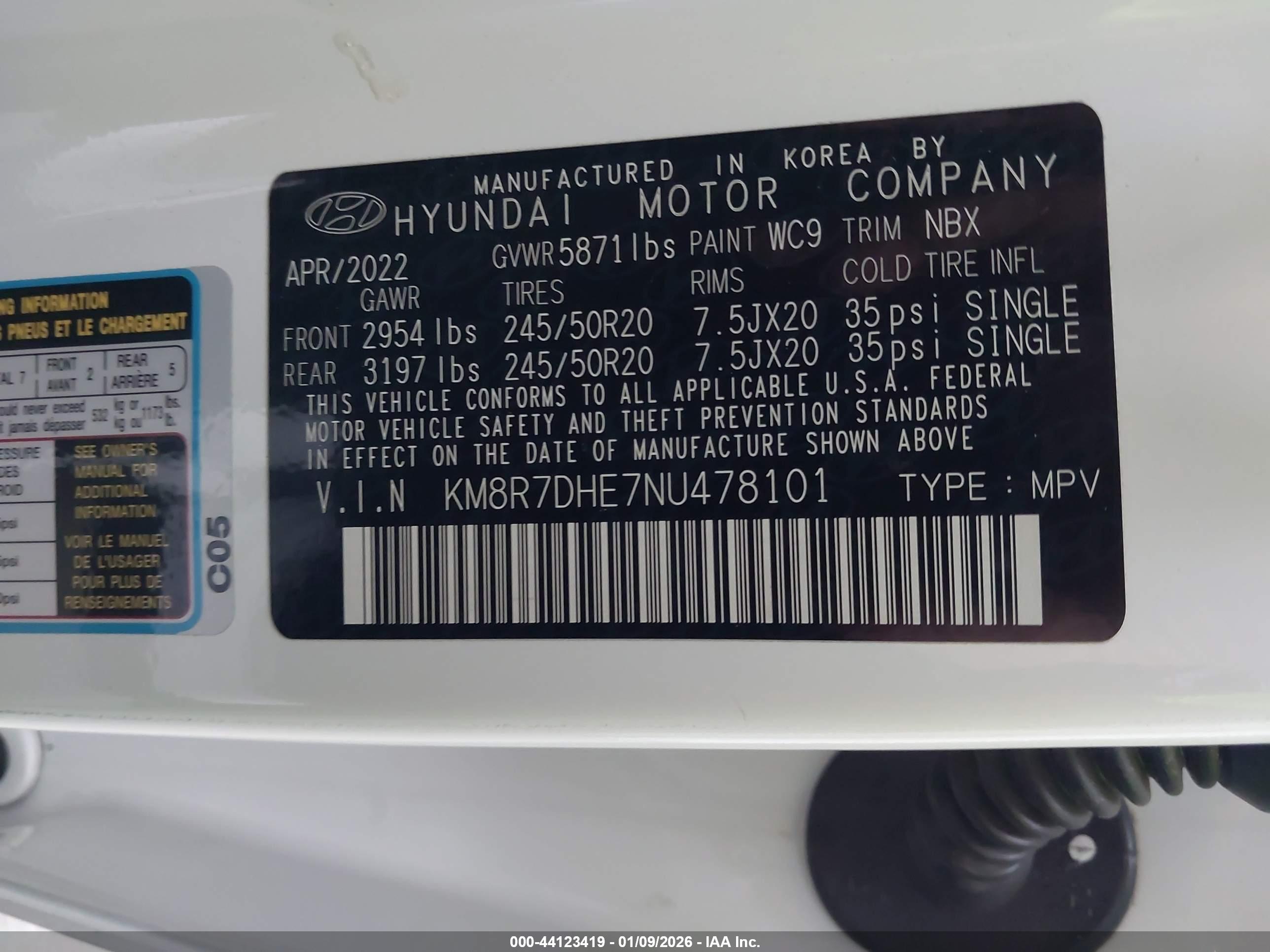 HYUNDAI PALISADE image 9