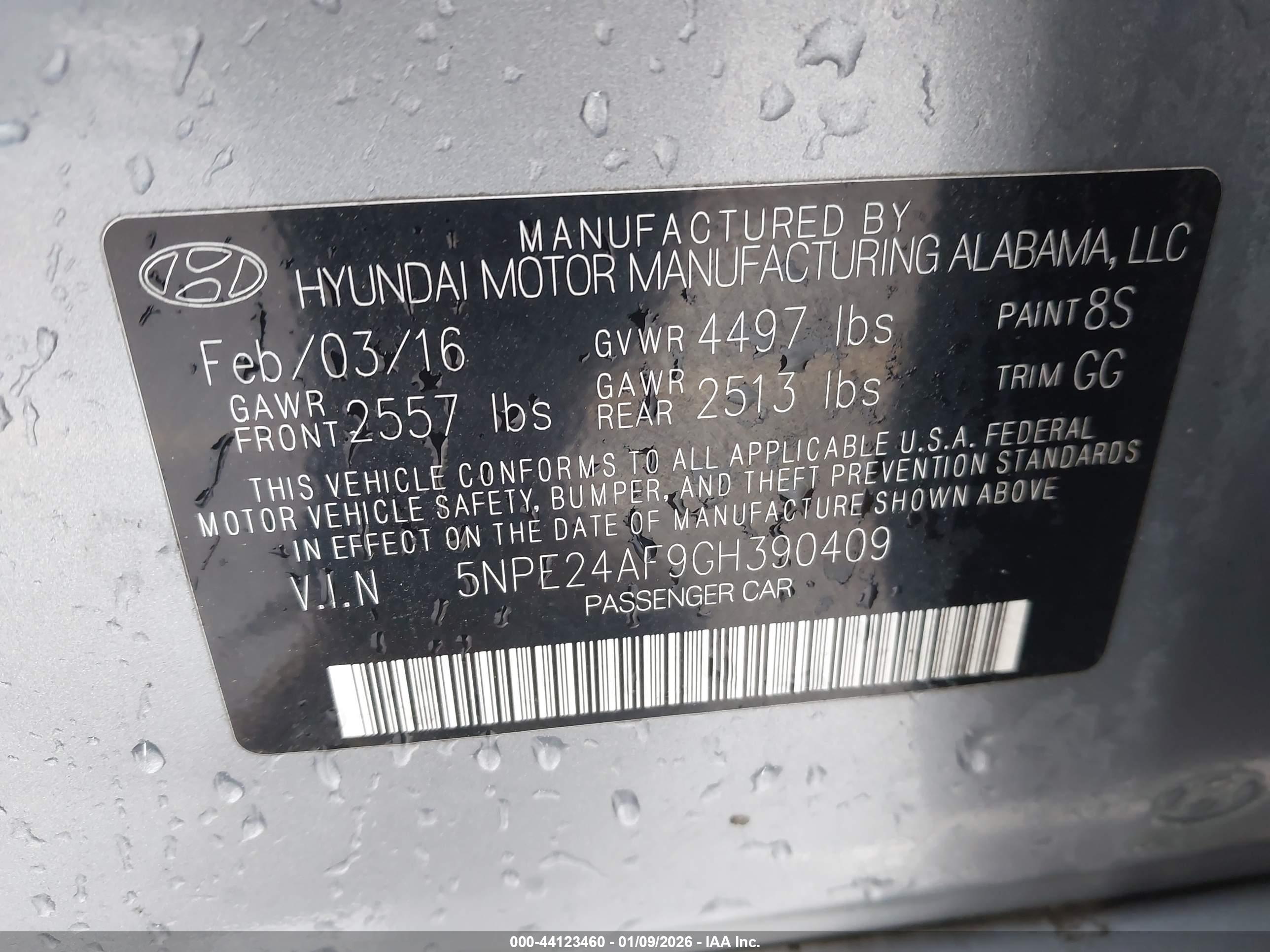 HYUNDAI SONATA image 9