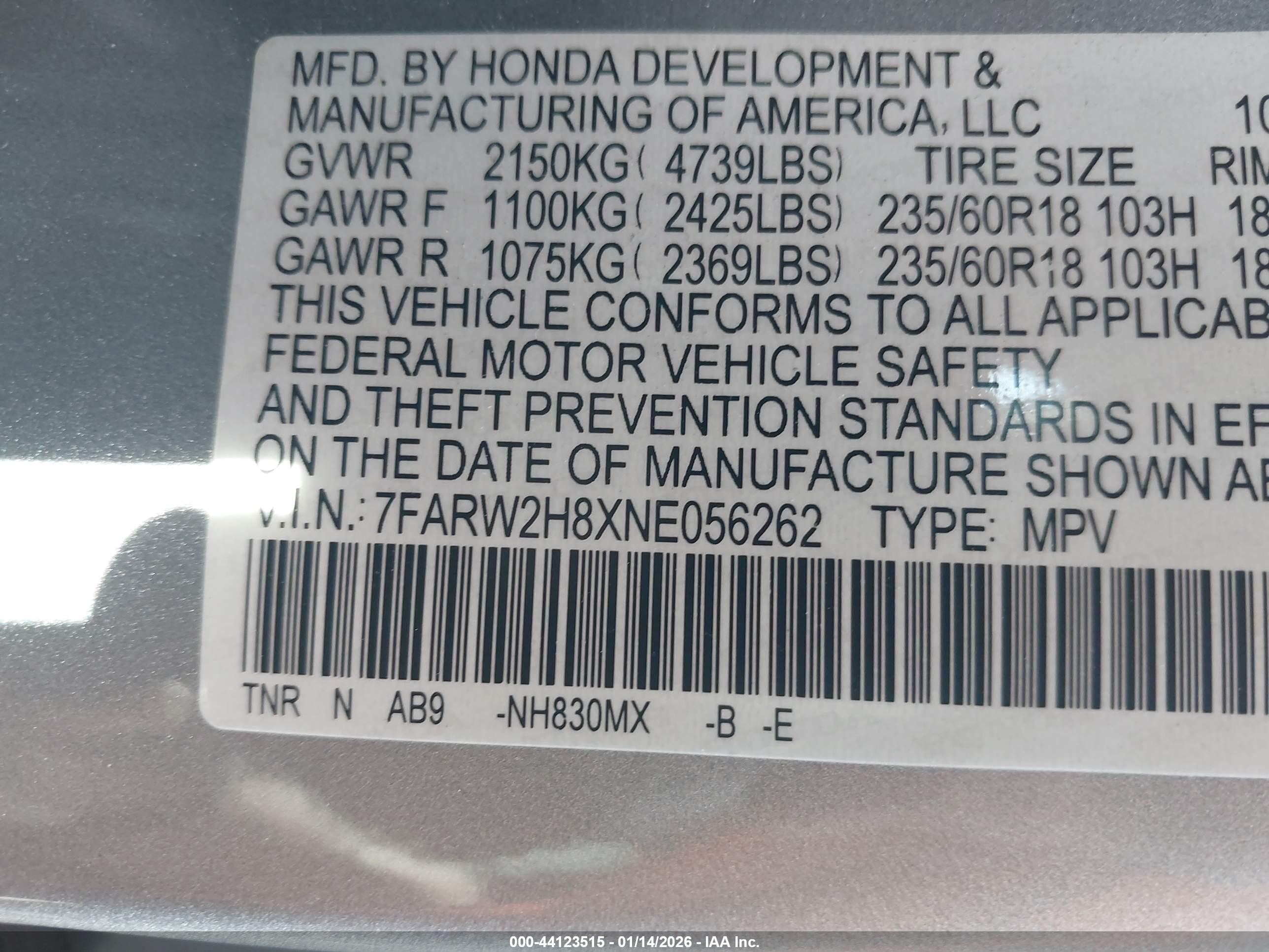 HONDA CR-V image 9