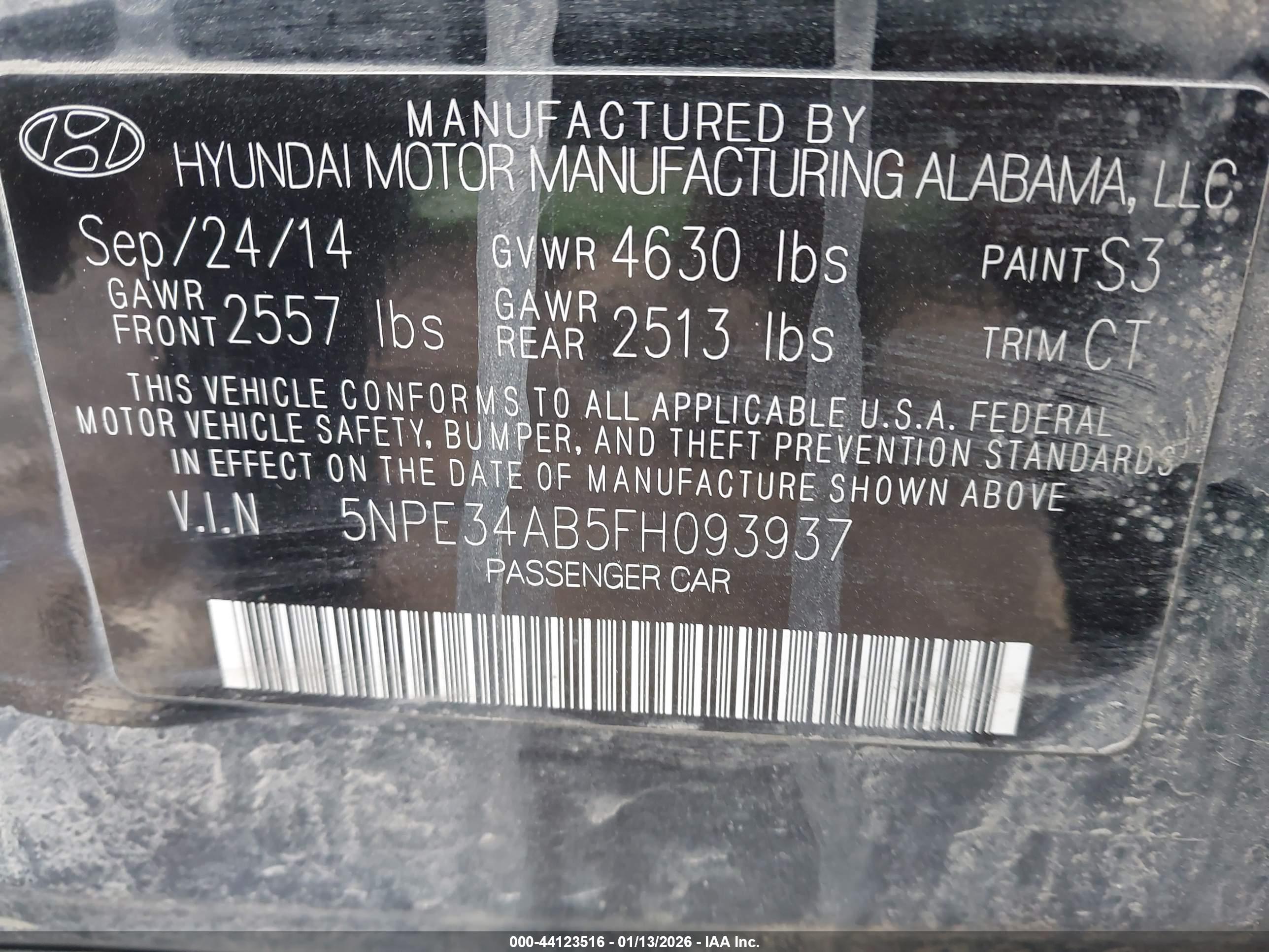 HYUNDAI SONATA image 9