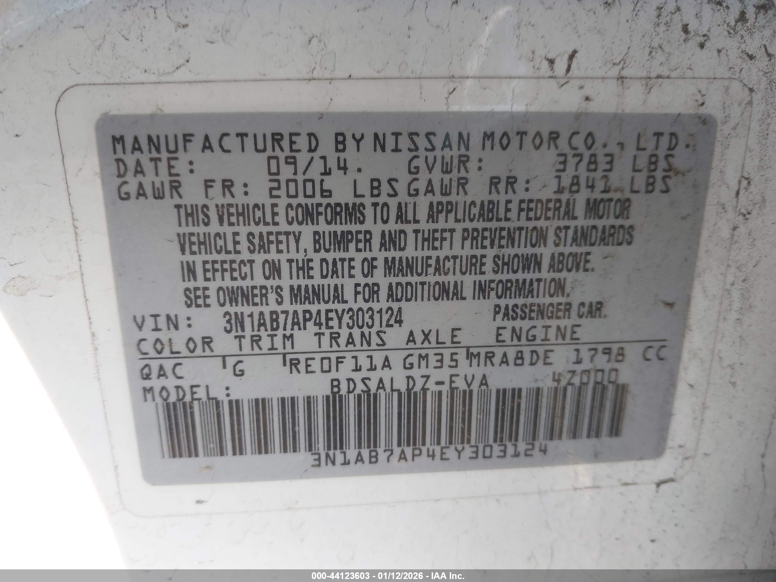 NISSAN SENTRA image 9