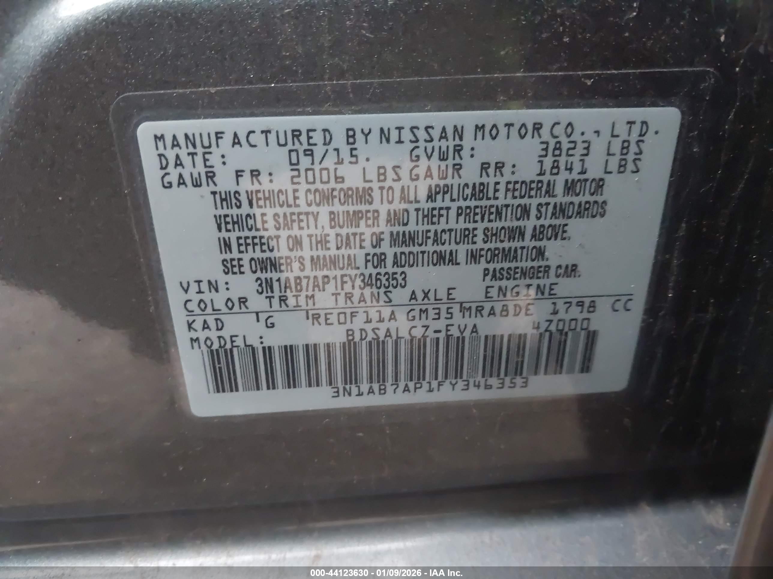 NISSAN SENTRA image 9