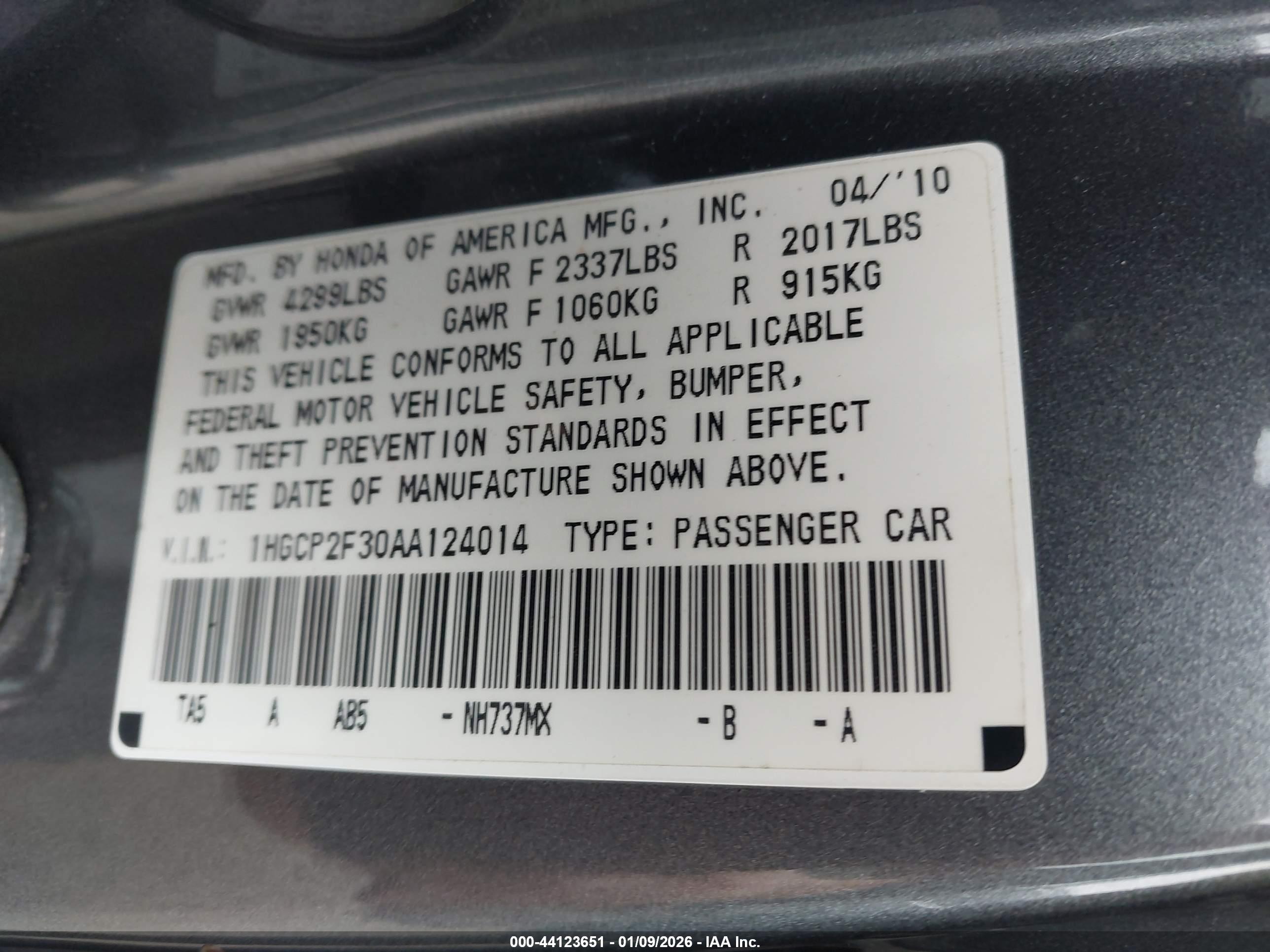 HONDA ACCORD image 9