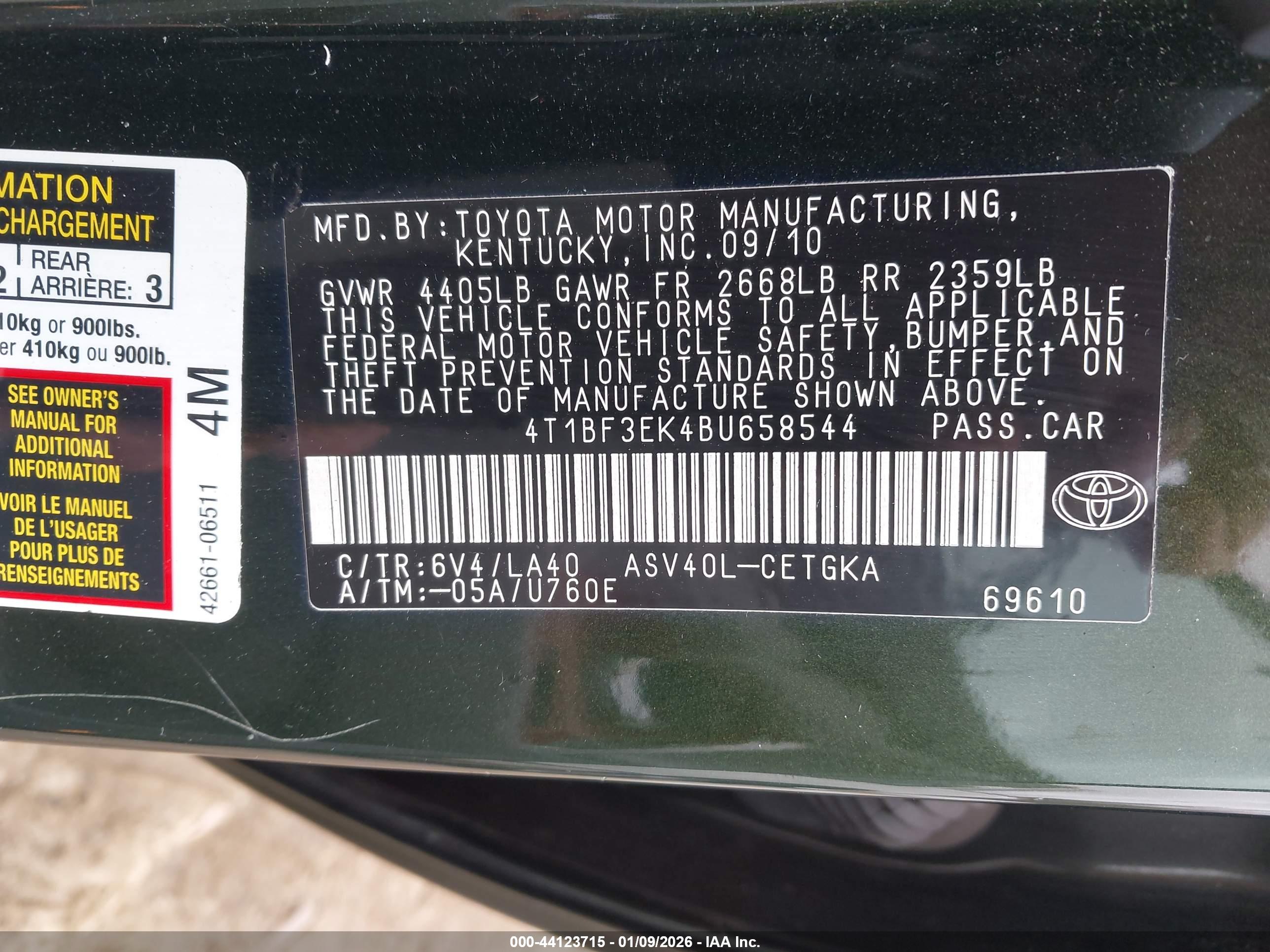 TOYOTA CAMRY image 9
