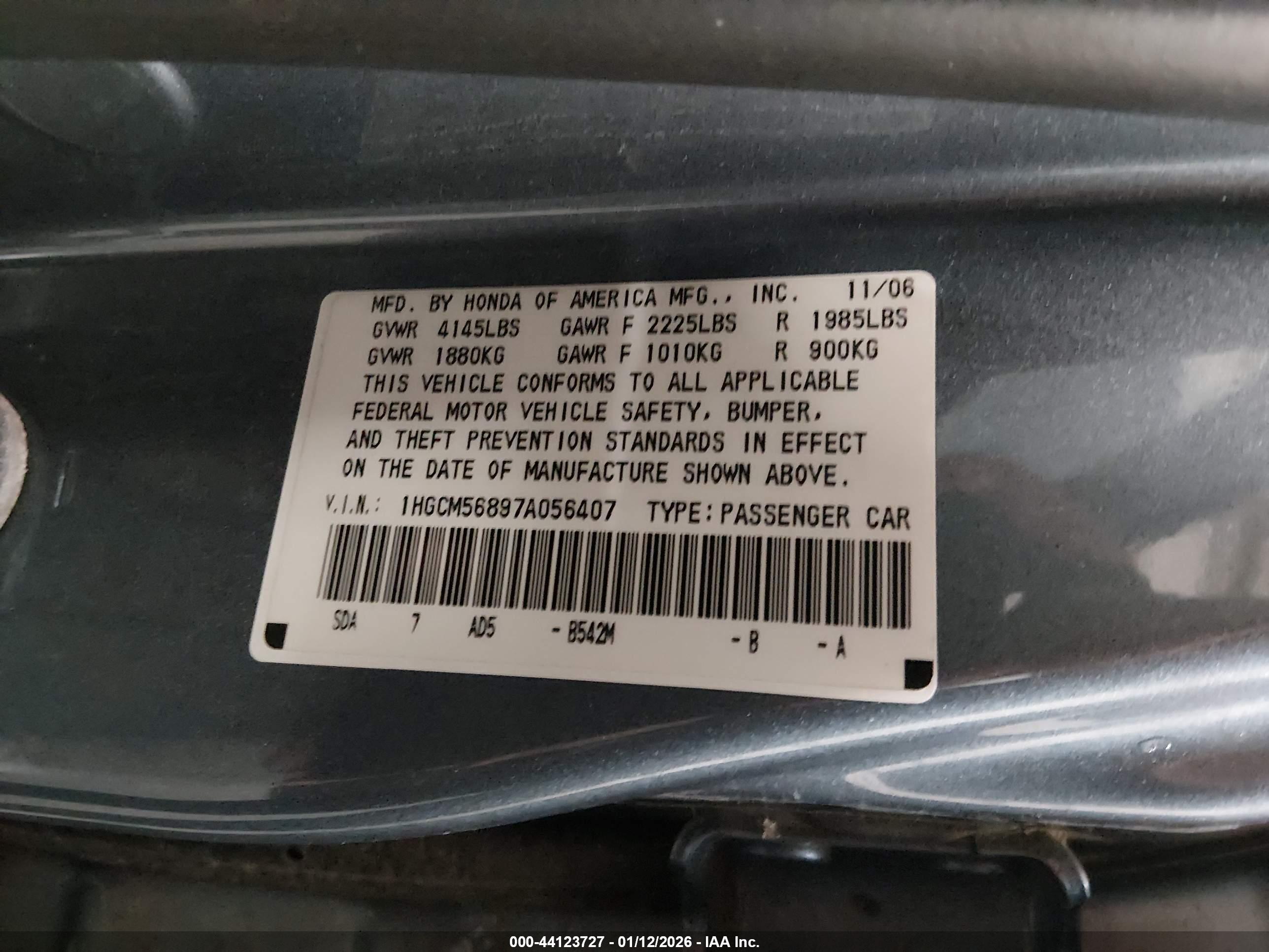 HONDA ACCORD image 9