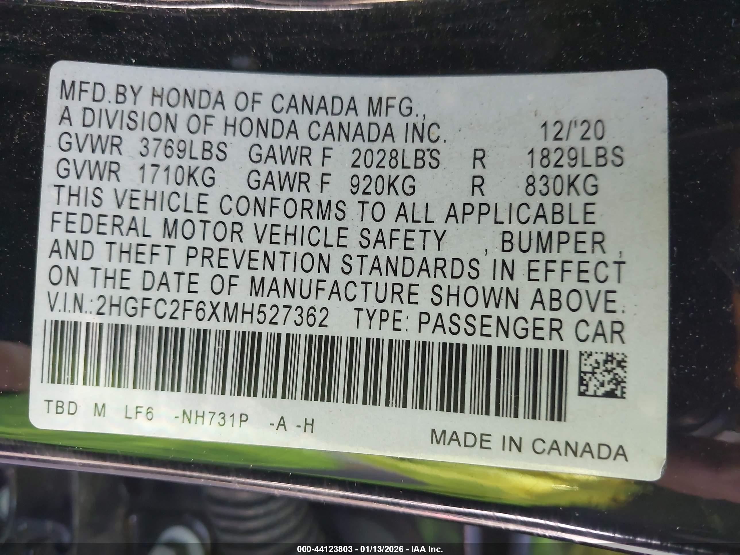 HONDA CIVIC image 9
