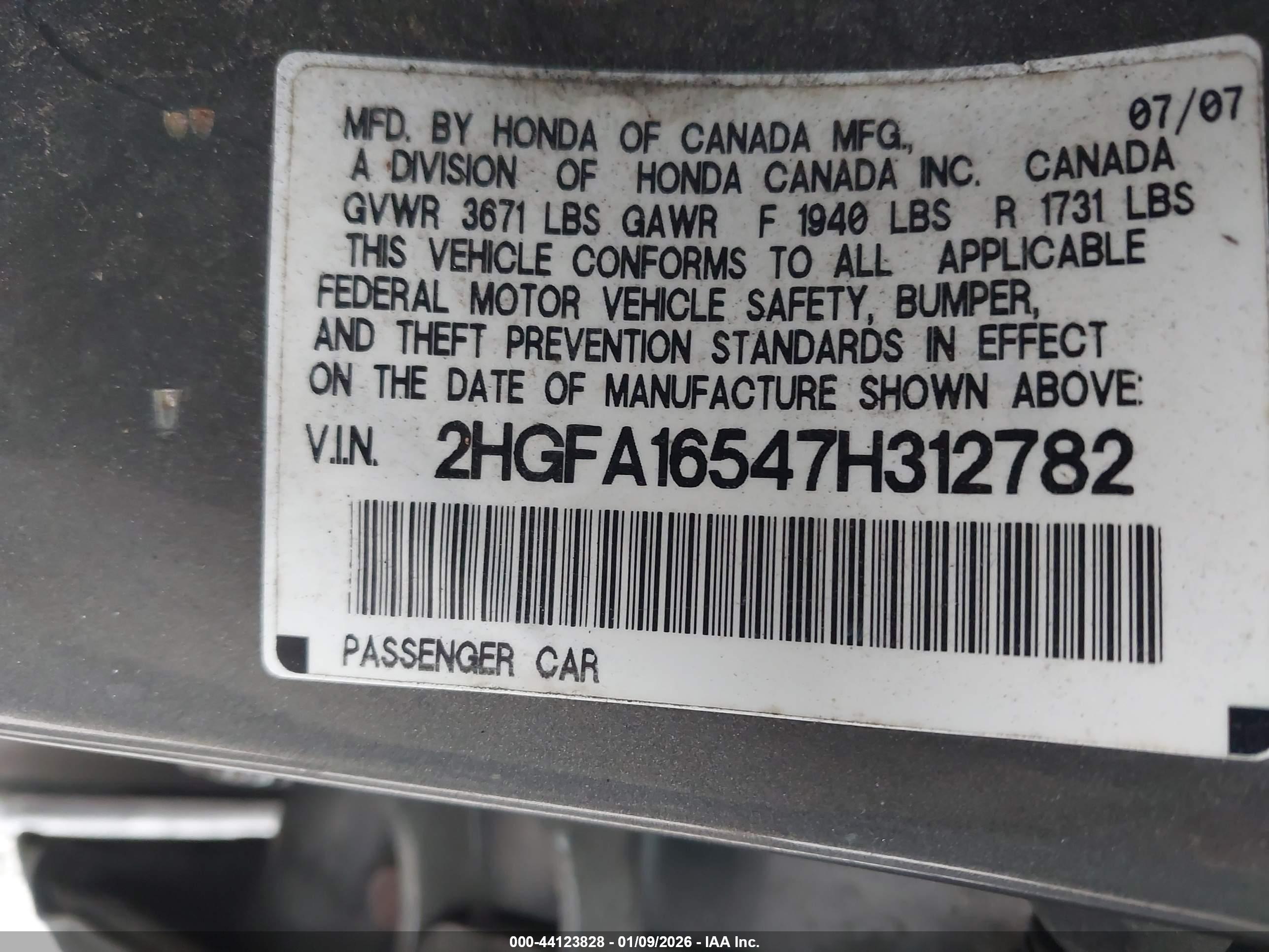 HONDA CIVIC image 9