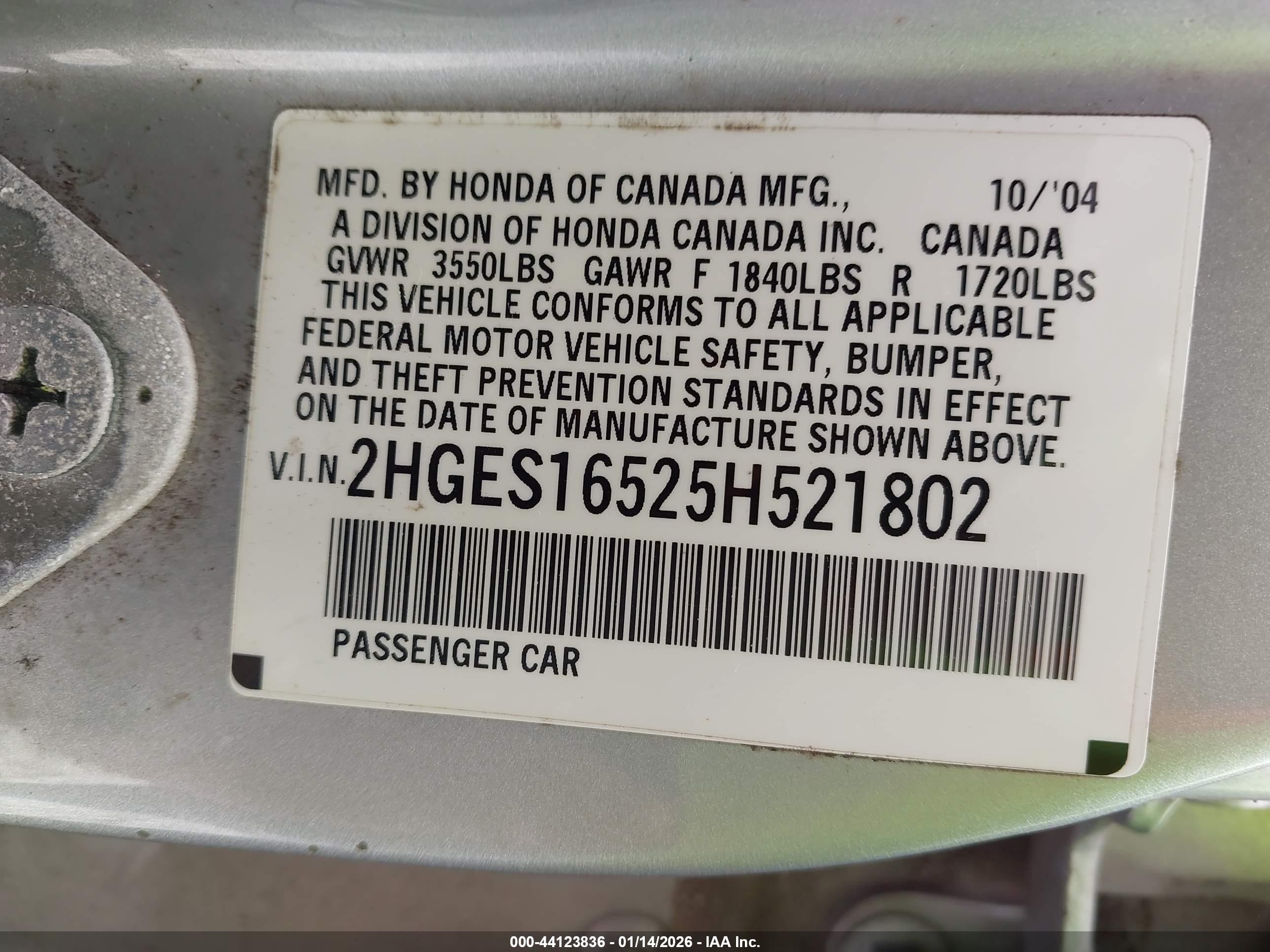 HONDA CIVIC image 9