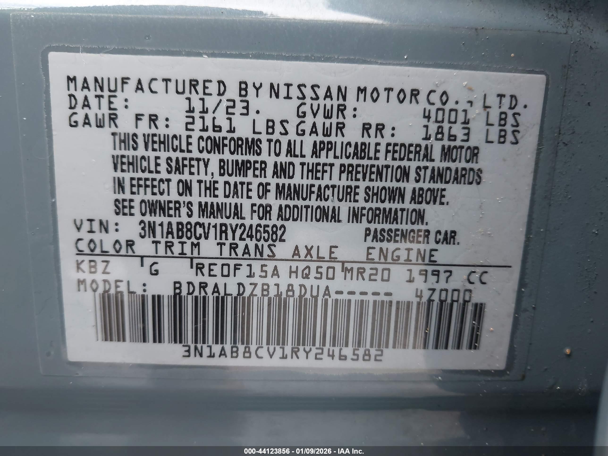NISSAN SENTRA image 9