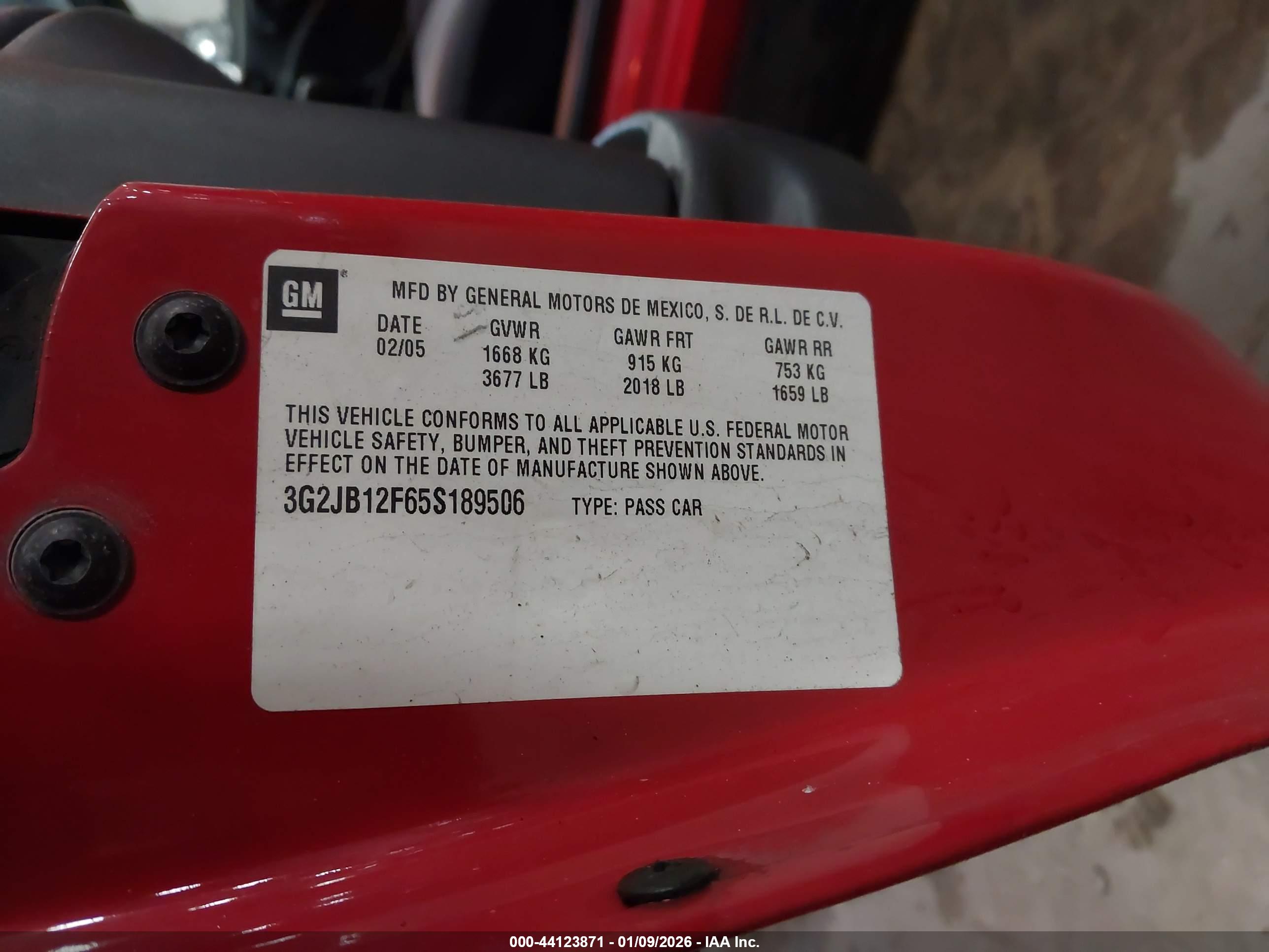 PONTIAC SUNFIRE image 9