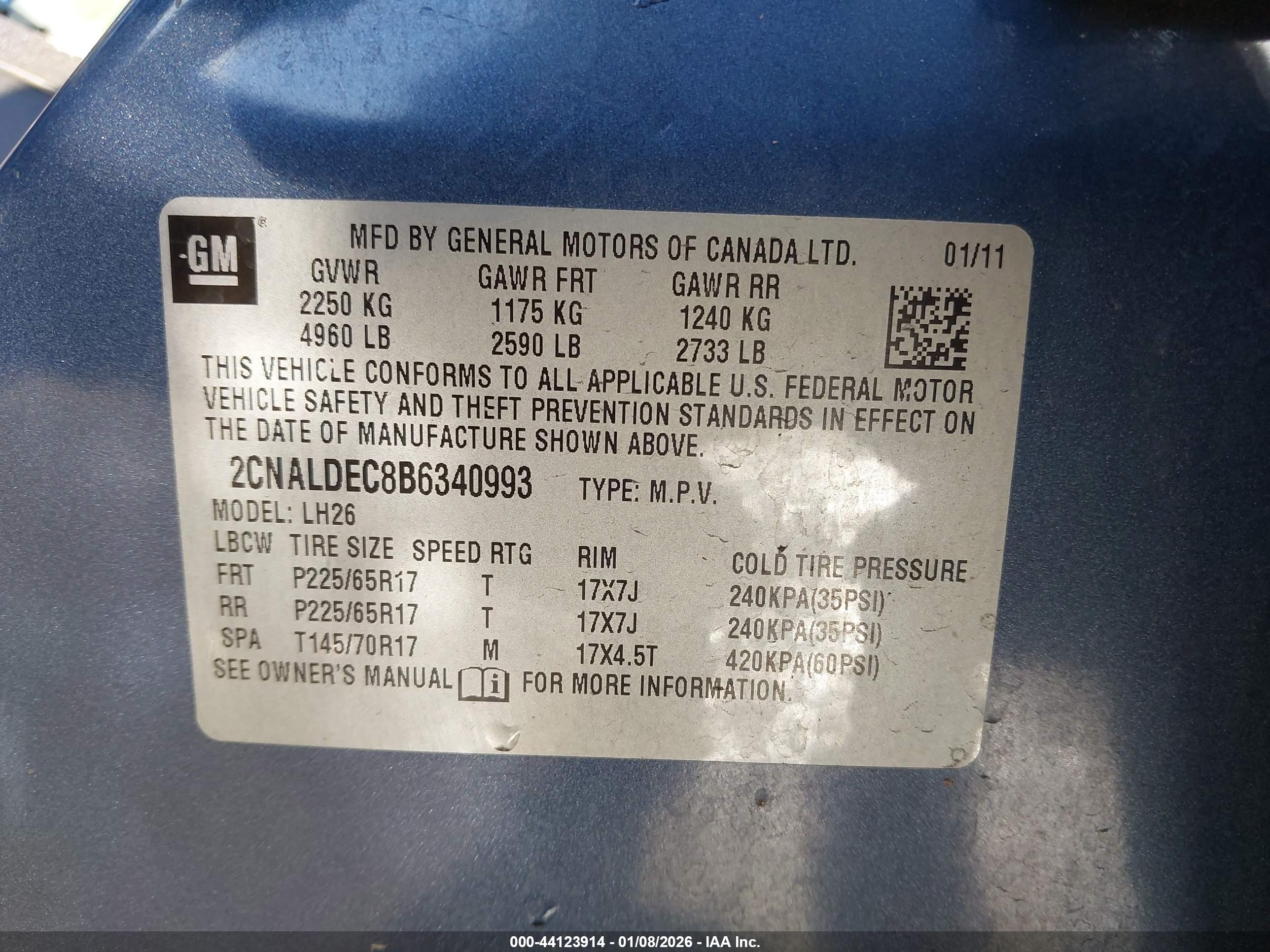 CHEVROLET EQUINOX image 9