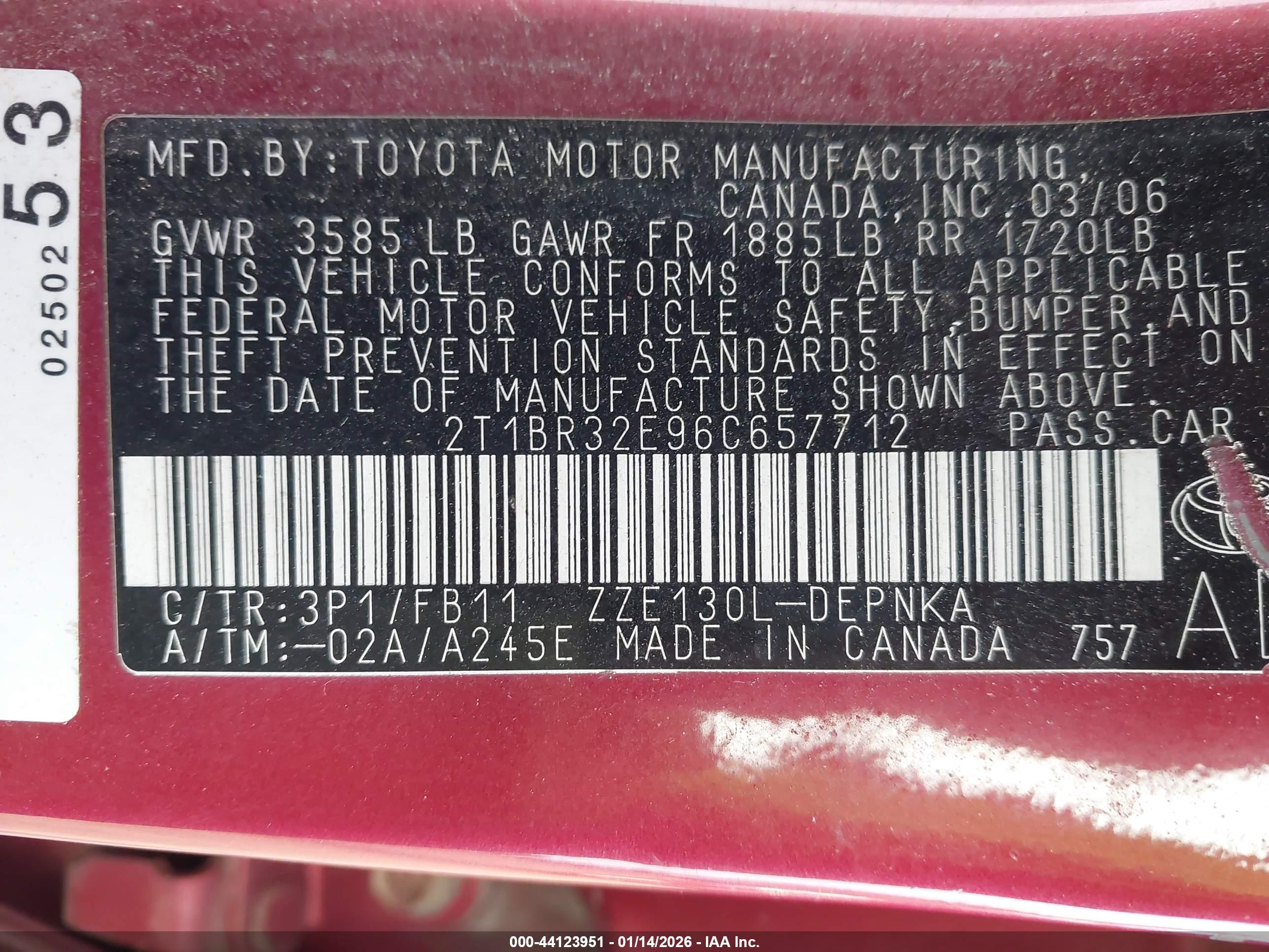 TOYOTA COROLLA image 9