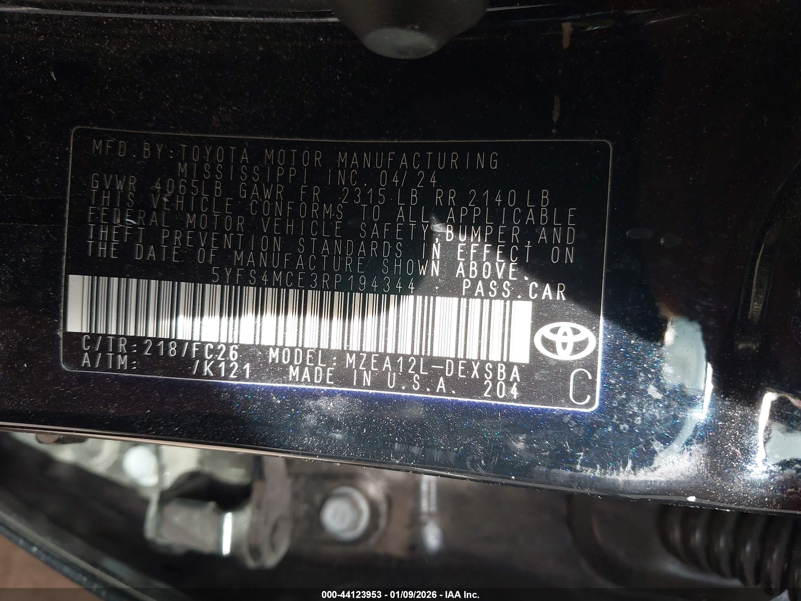 TOYOTA COROLLA image 9