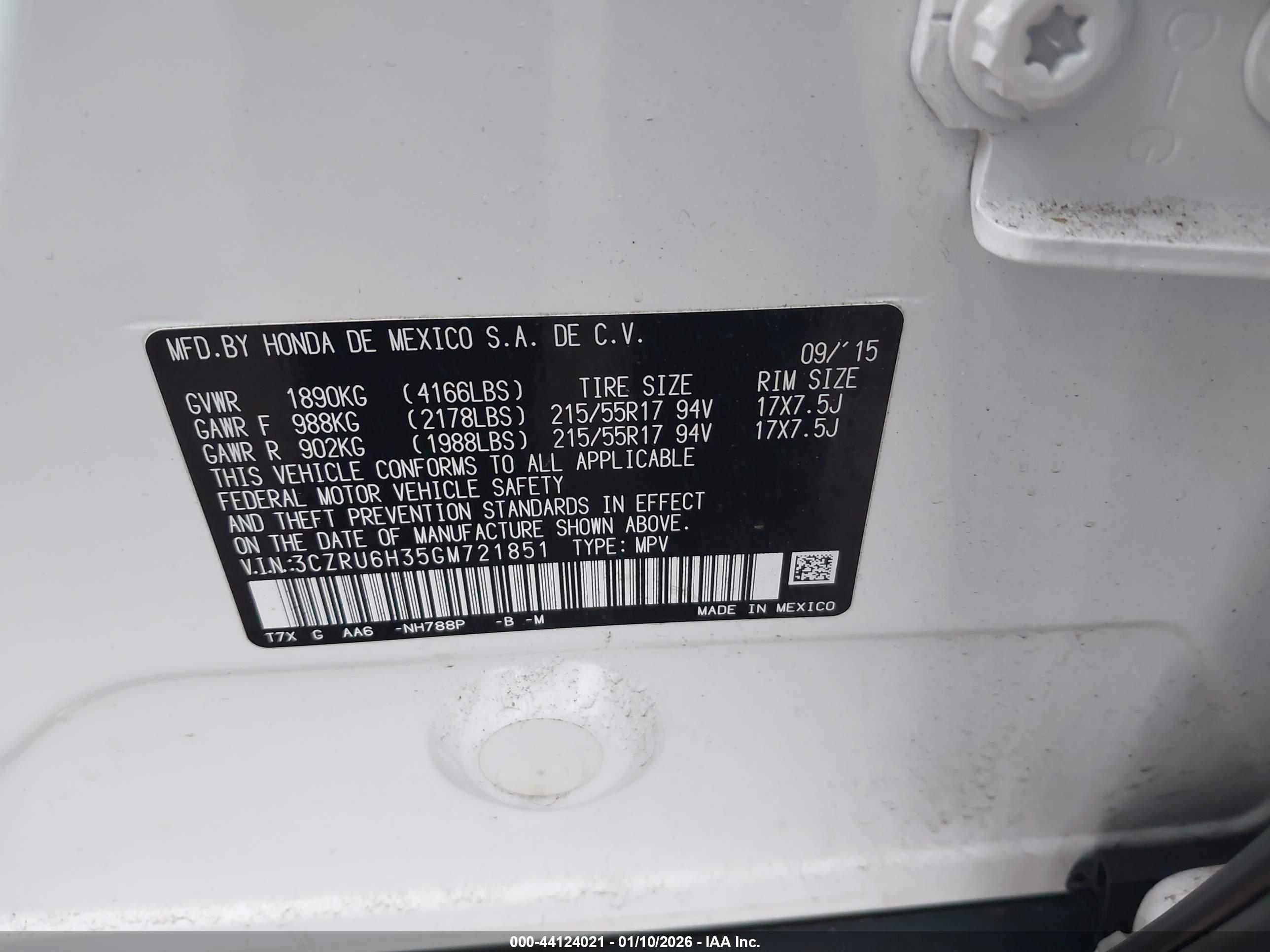 HONDA HR-V image 9
