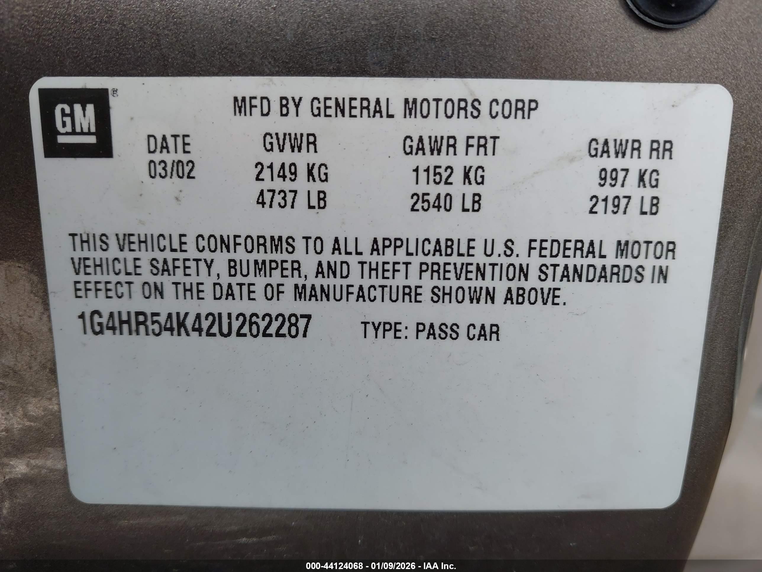 BUICK LESABRE image 9