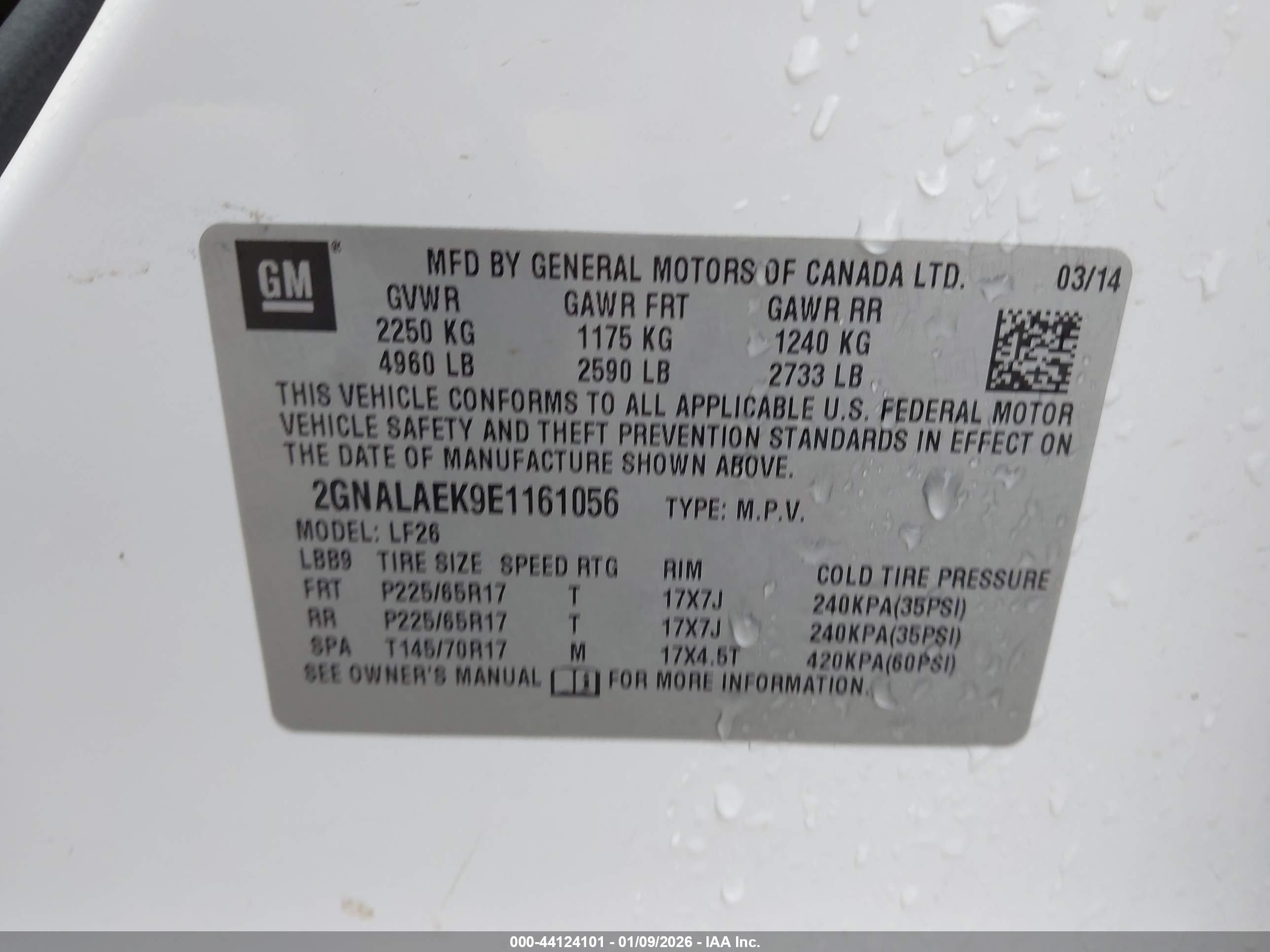 CHEVROLET EQUINOX image 9
