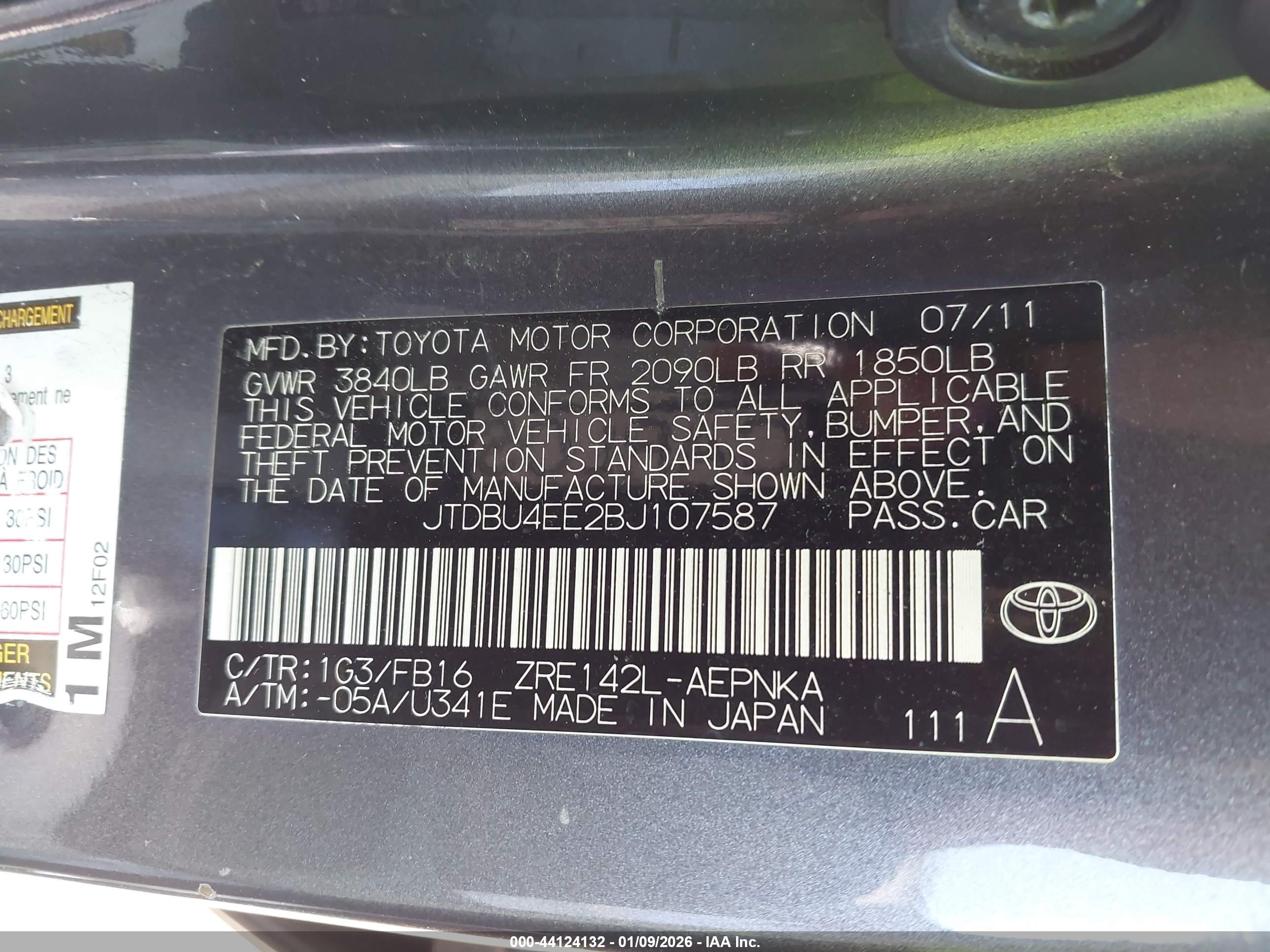 TOYOTA COROLLA image 9
