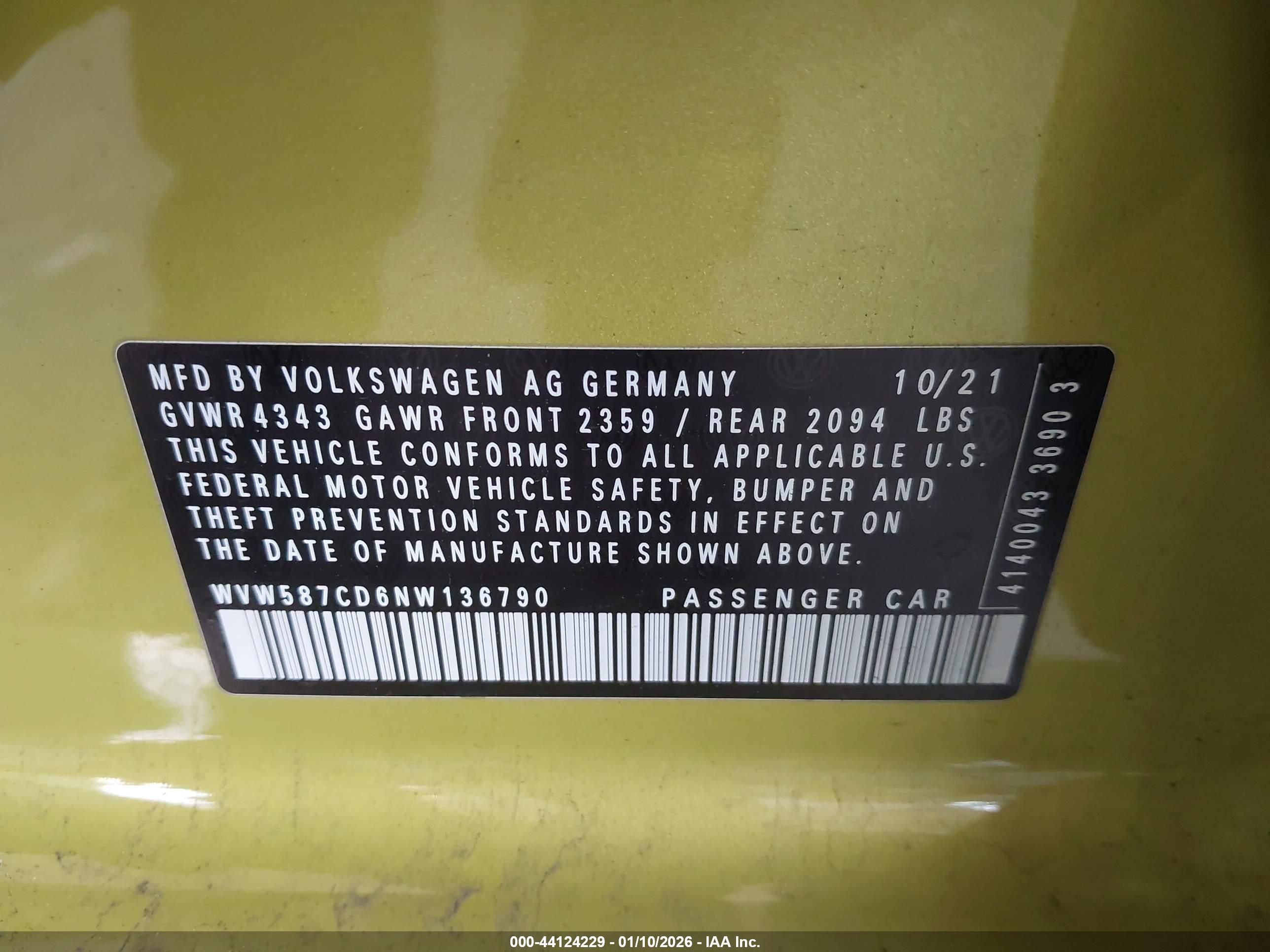 VOLKSWAGEN GOLF image 9