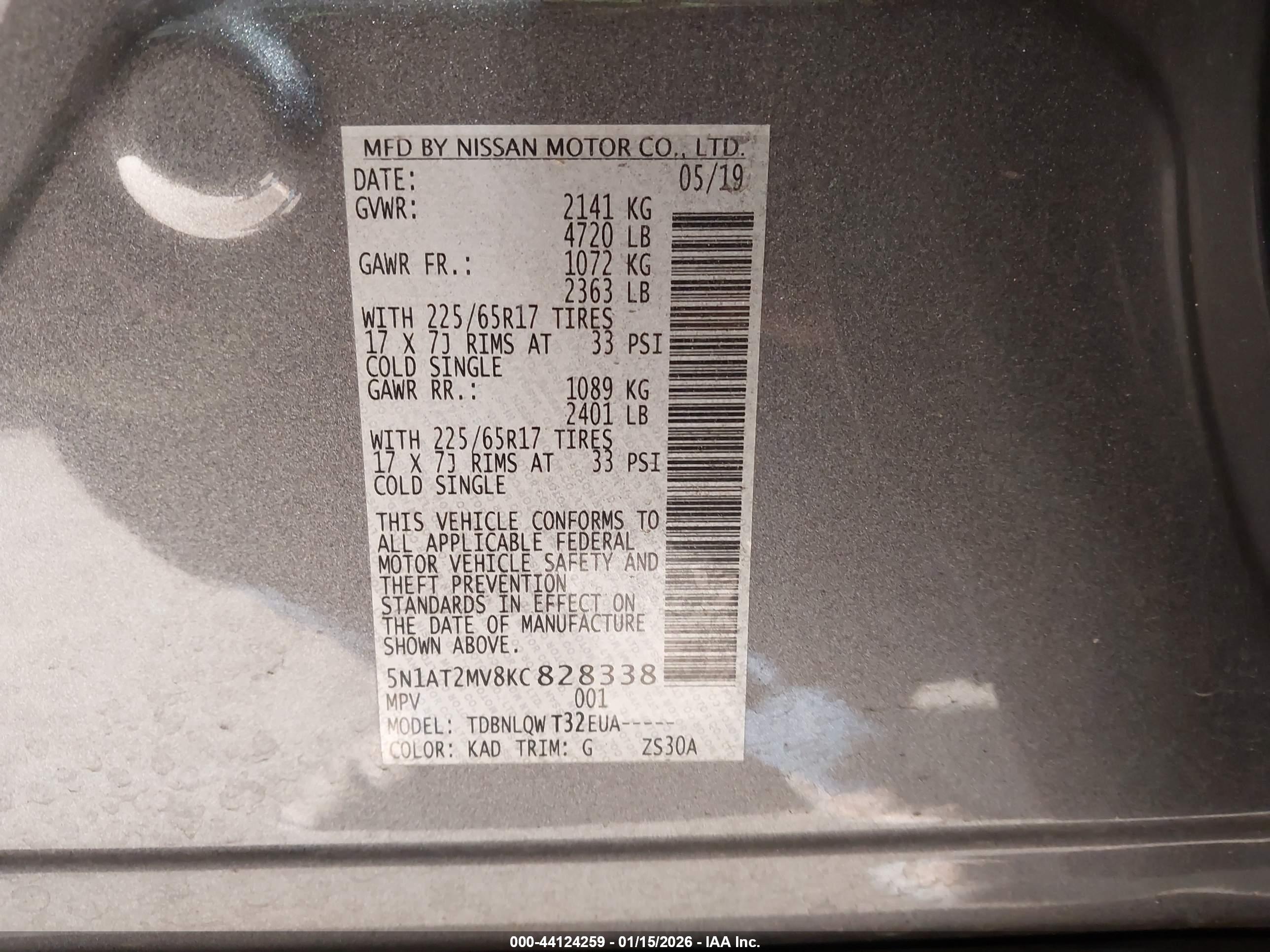 NISSAN ROGUE image 9