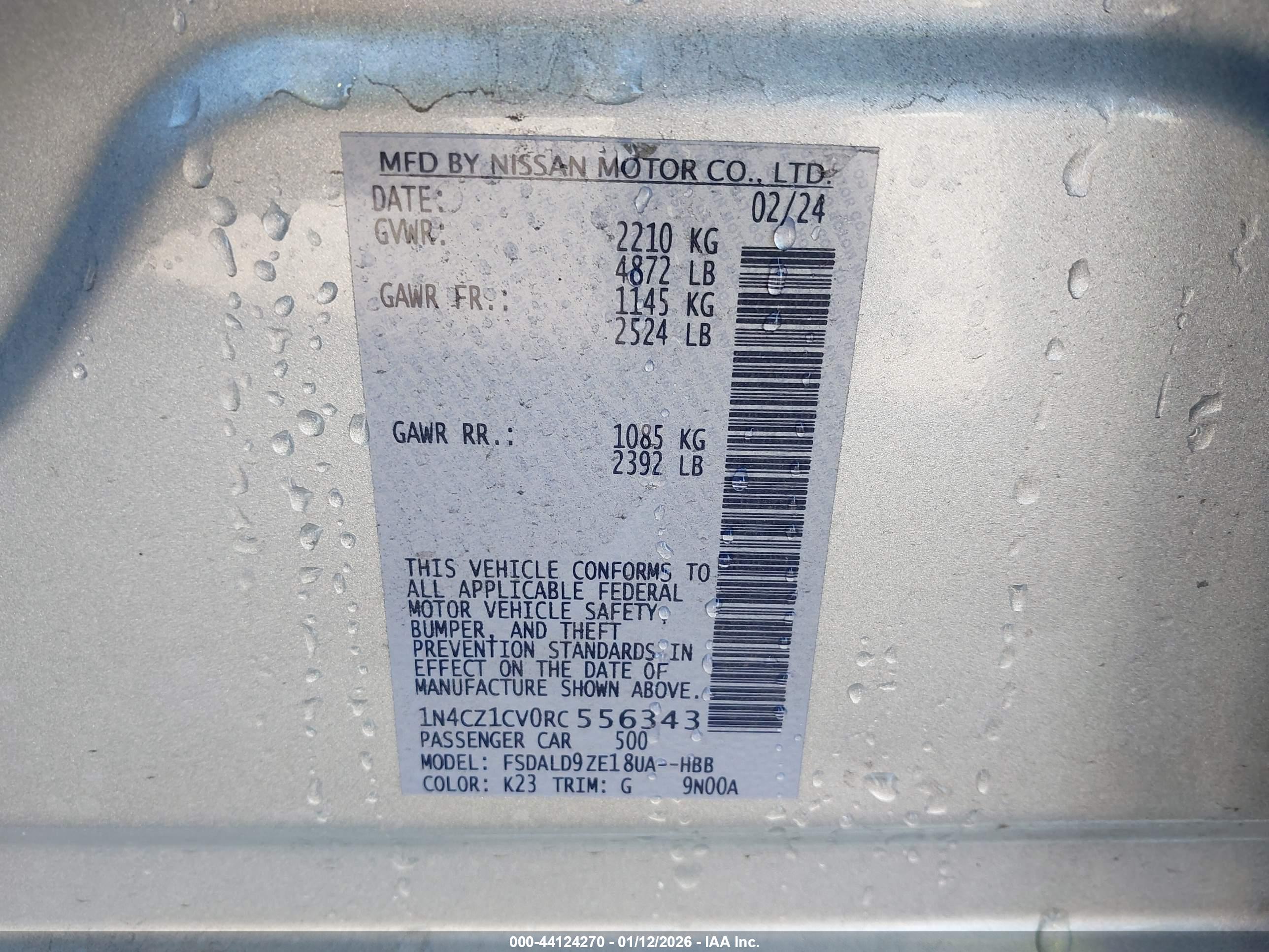 NISSAN LEAF image 9