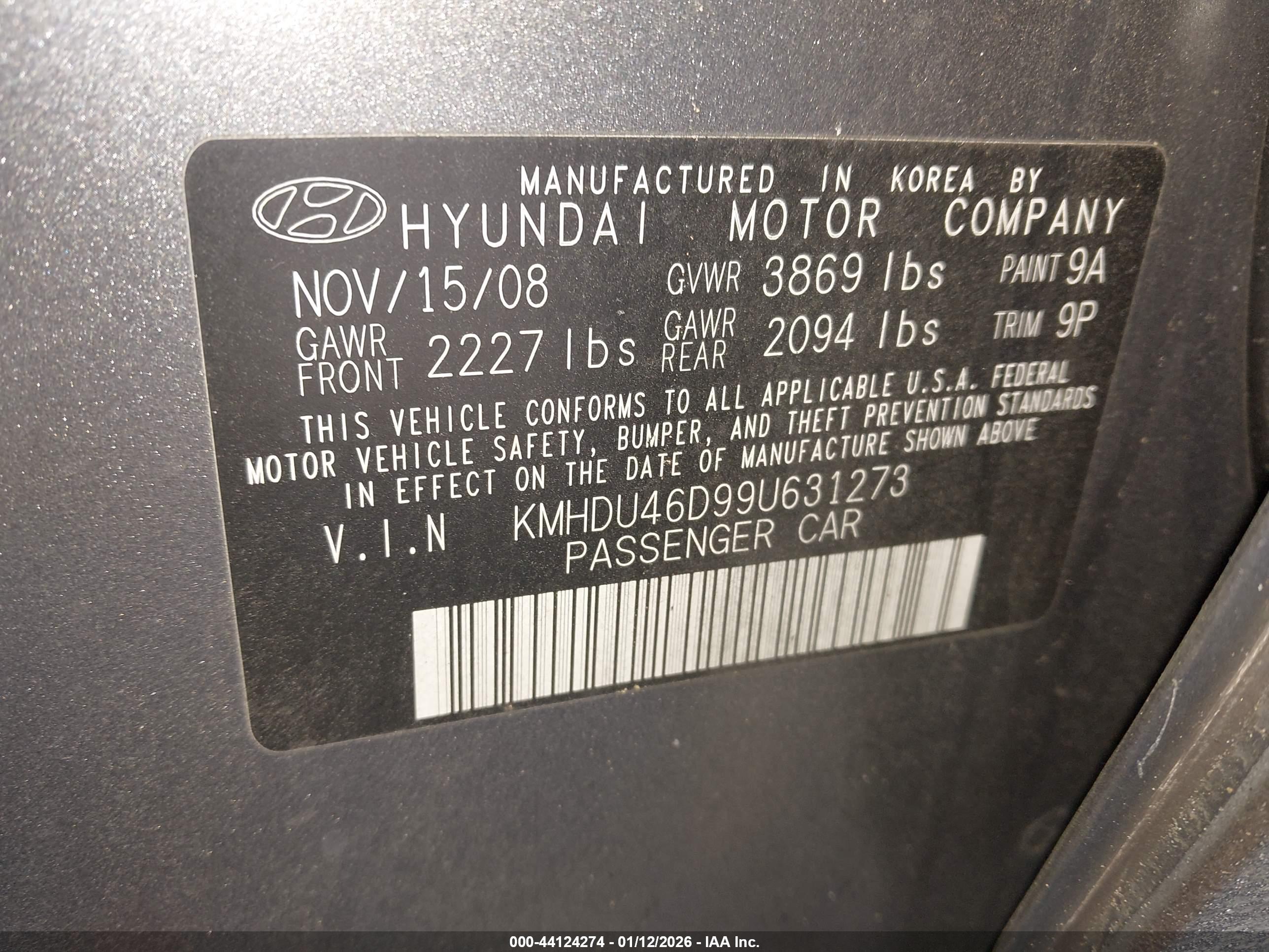 HYUNDAI ELANTRA image 9