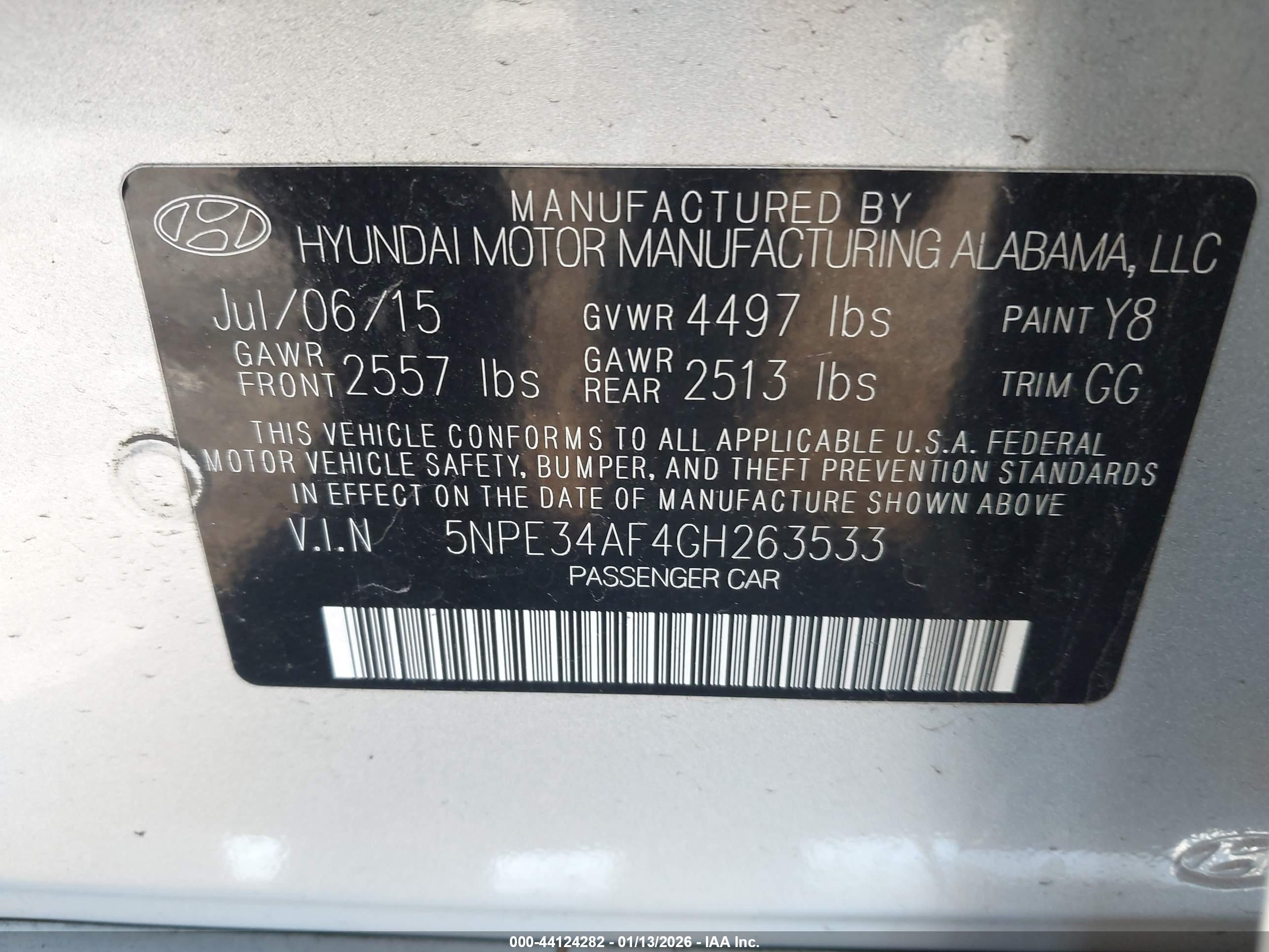 HYUNDAI SONATA image 9
