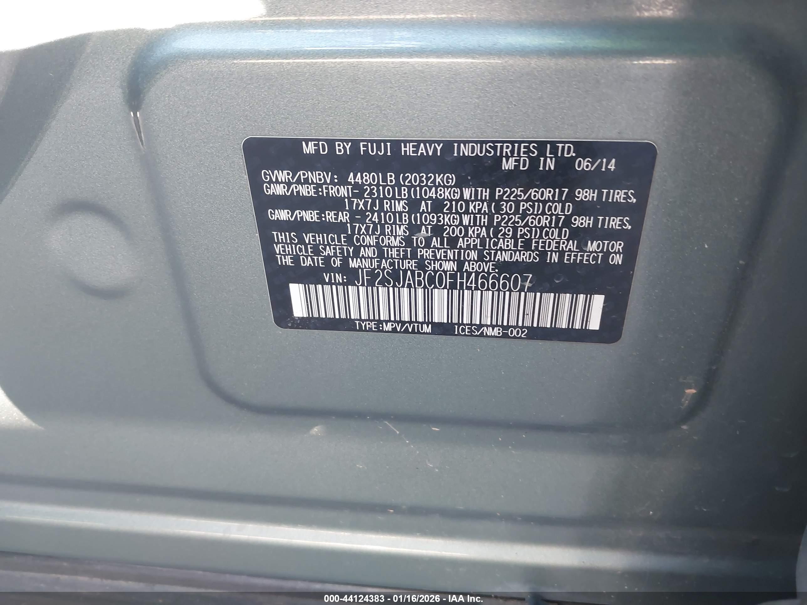 SUBARU FORESTER image 9