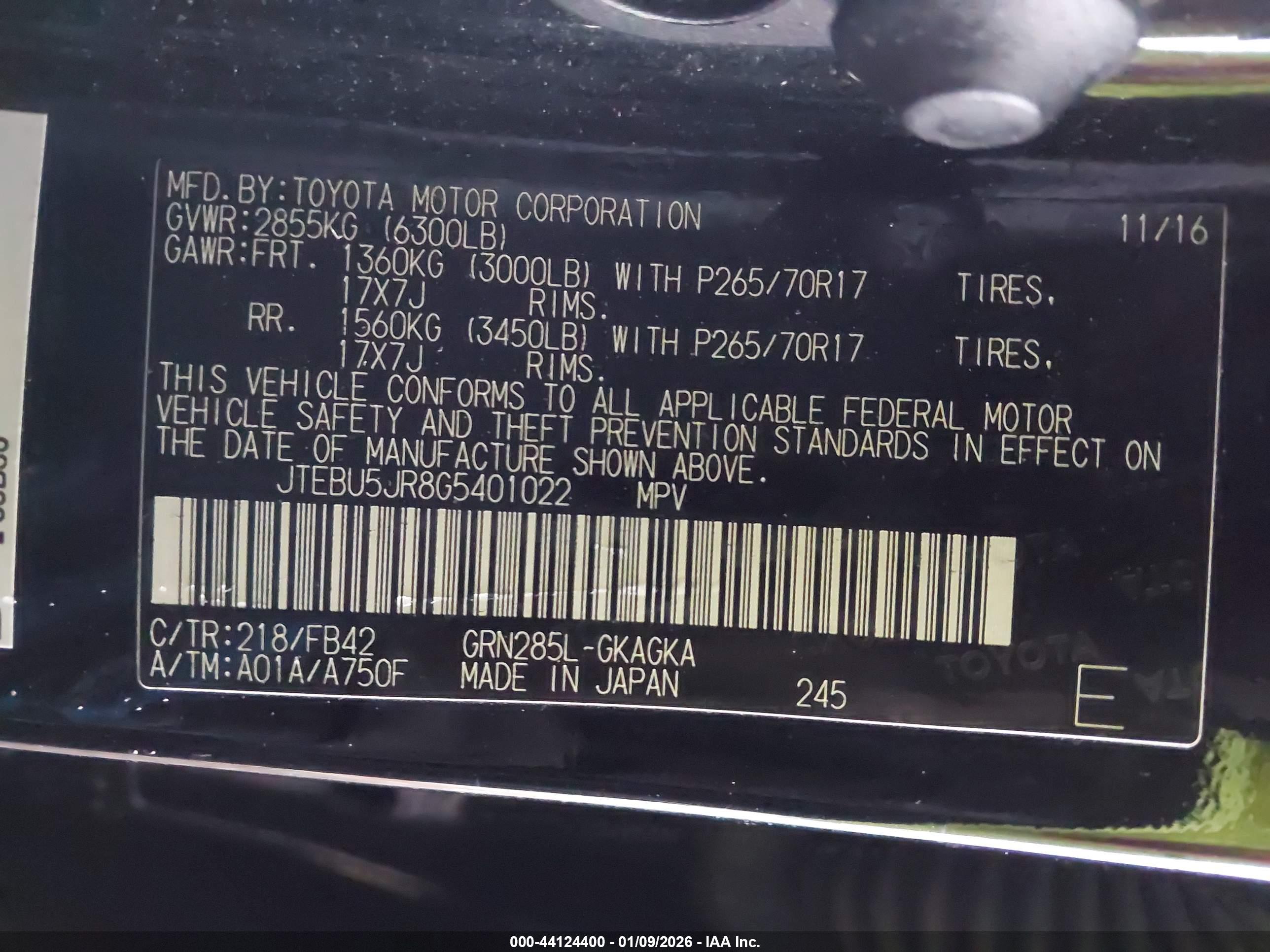 TOYOTA 4RUNNER image 9