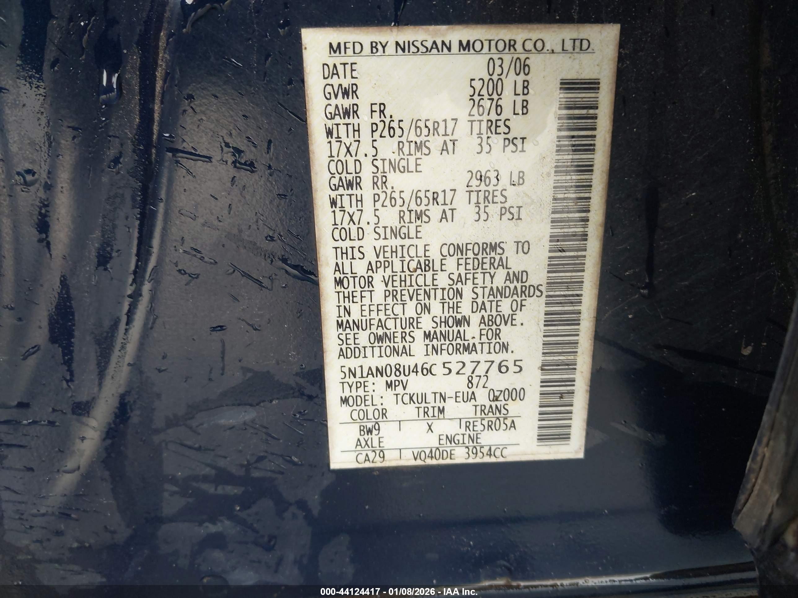 NISSAN XTERRA image 9