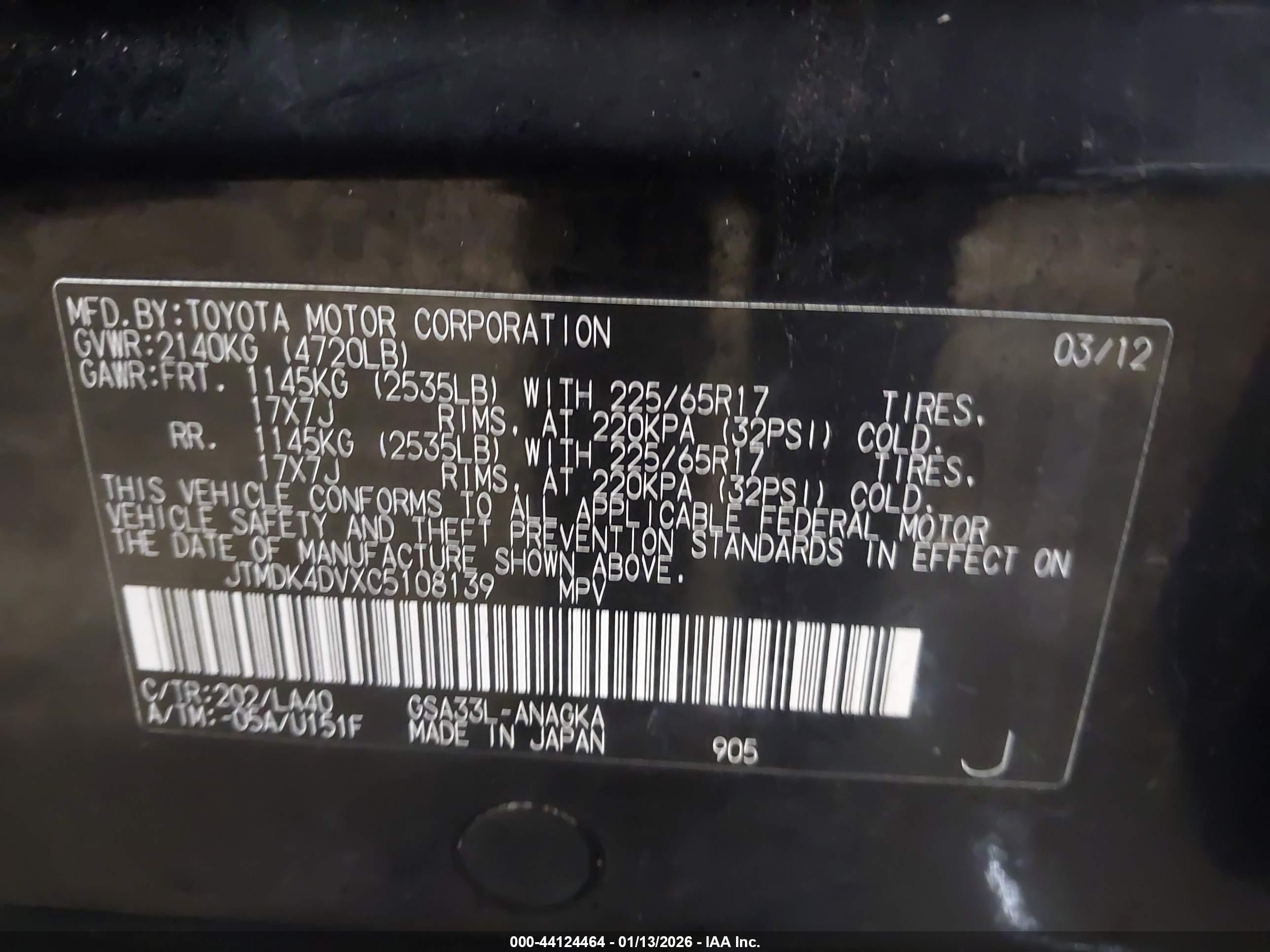 TOYOTA RAV4 image 9