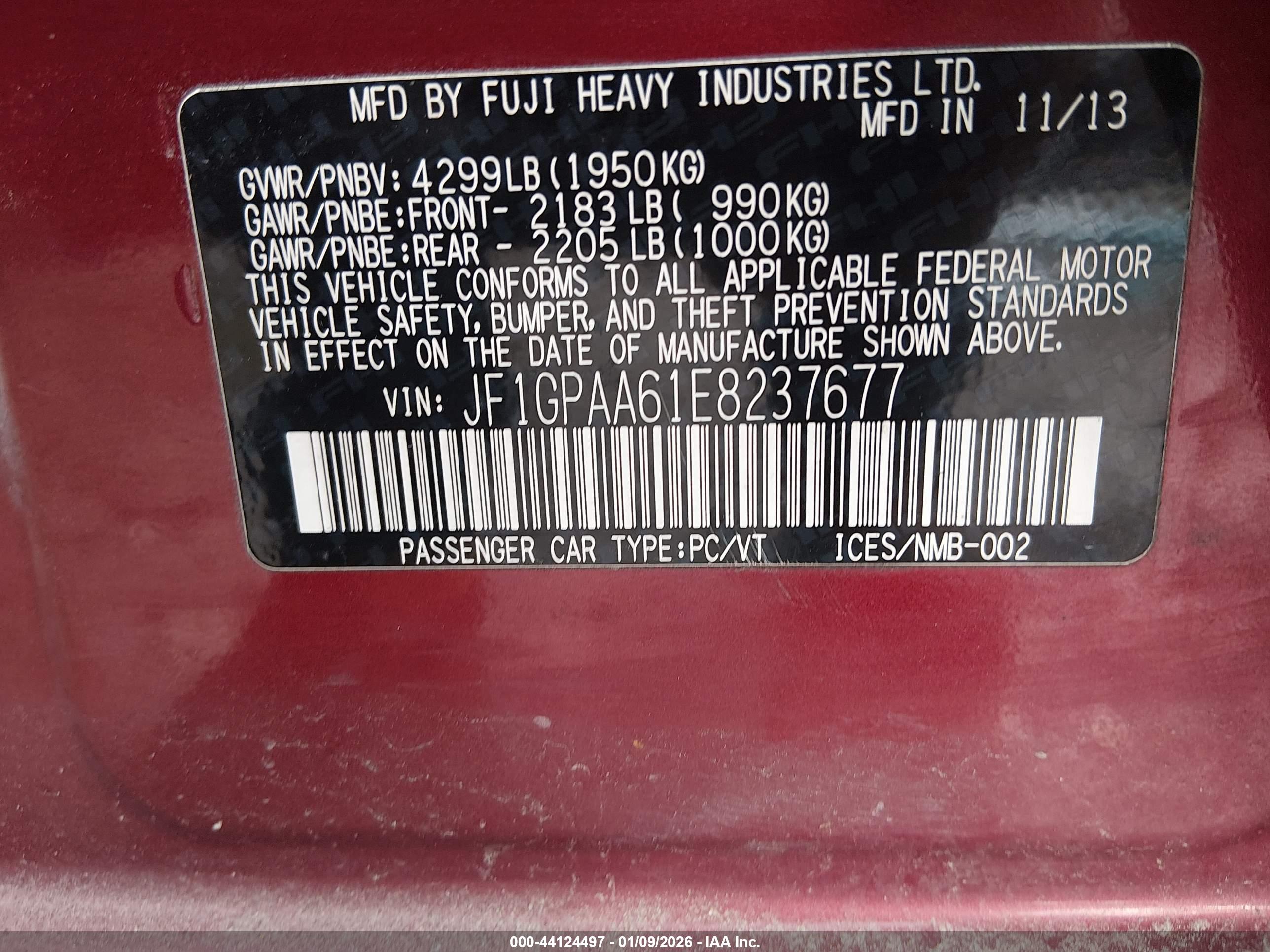 SUBARU IMPREZA image 9