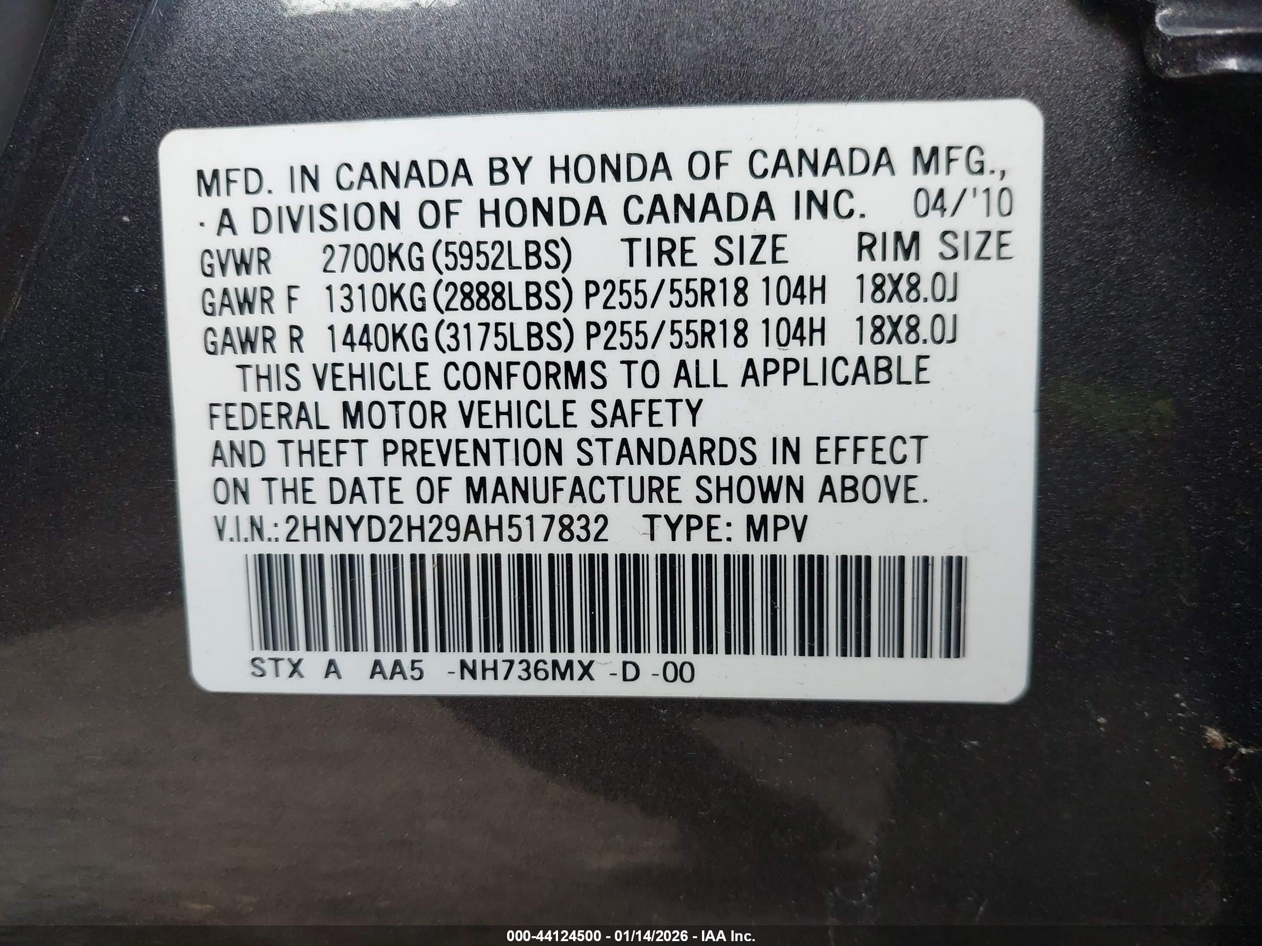 ACURA MDX image 9