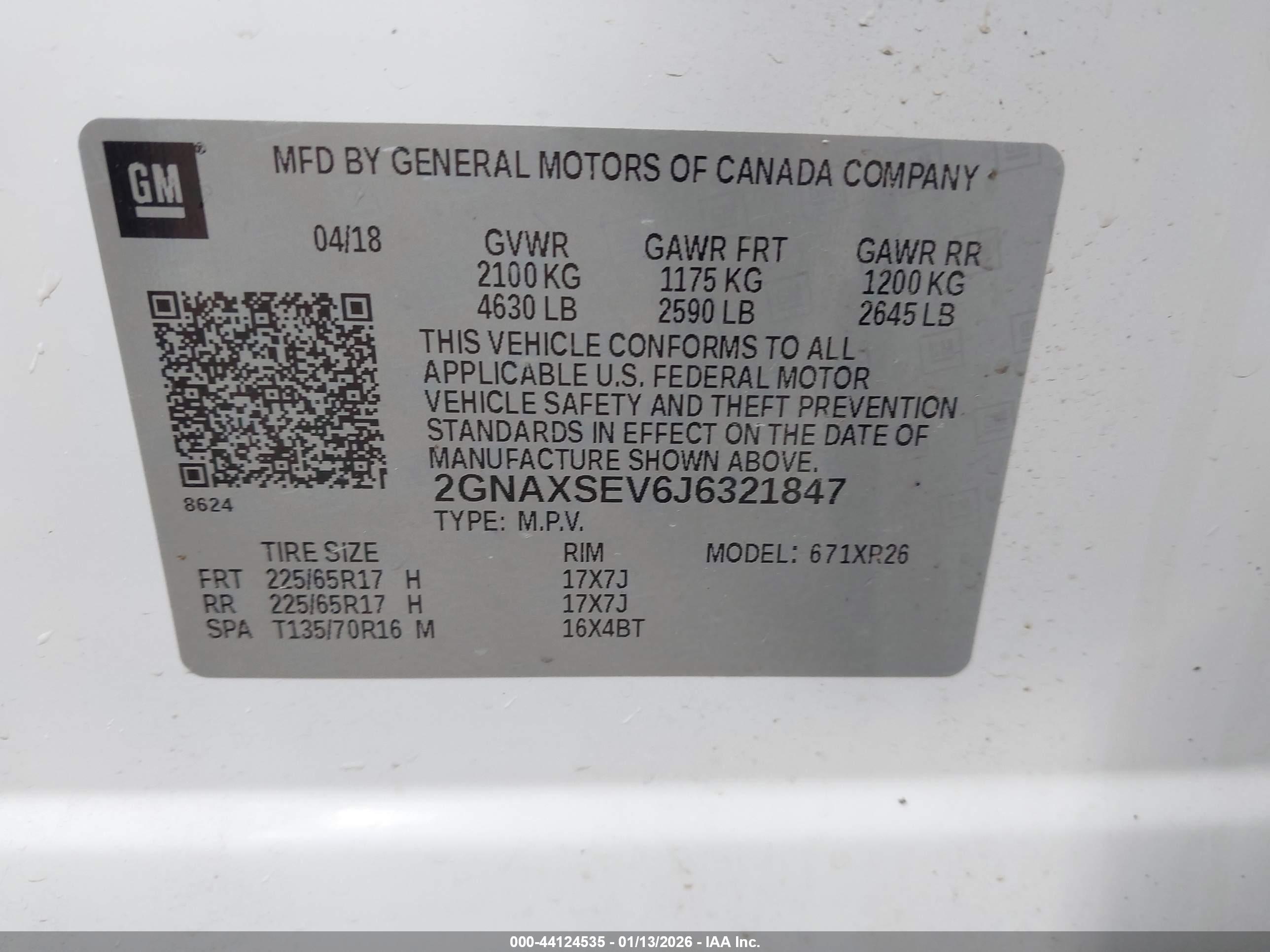 CHEVROLET EQUINOX image 9
