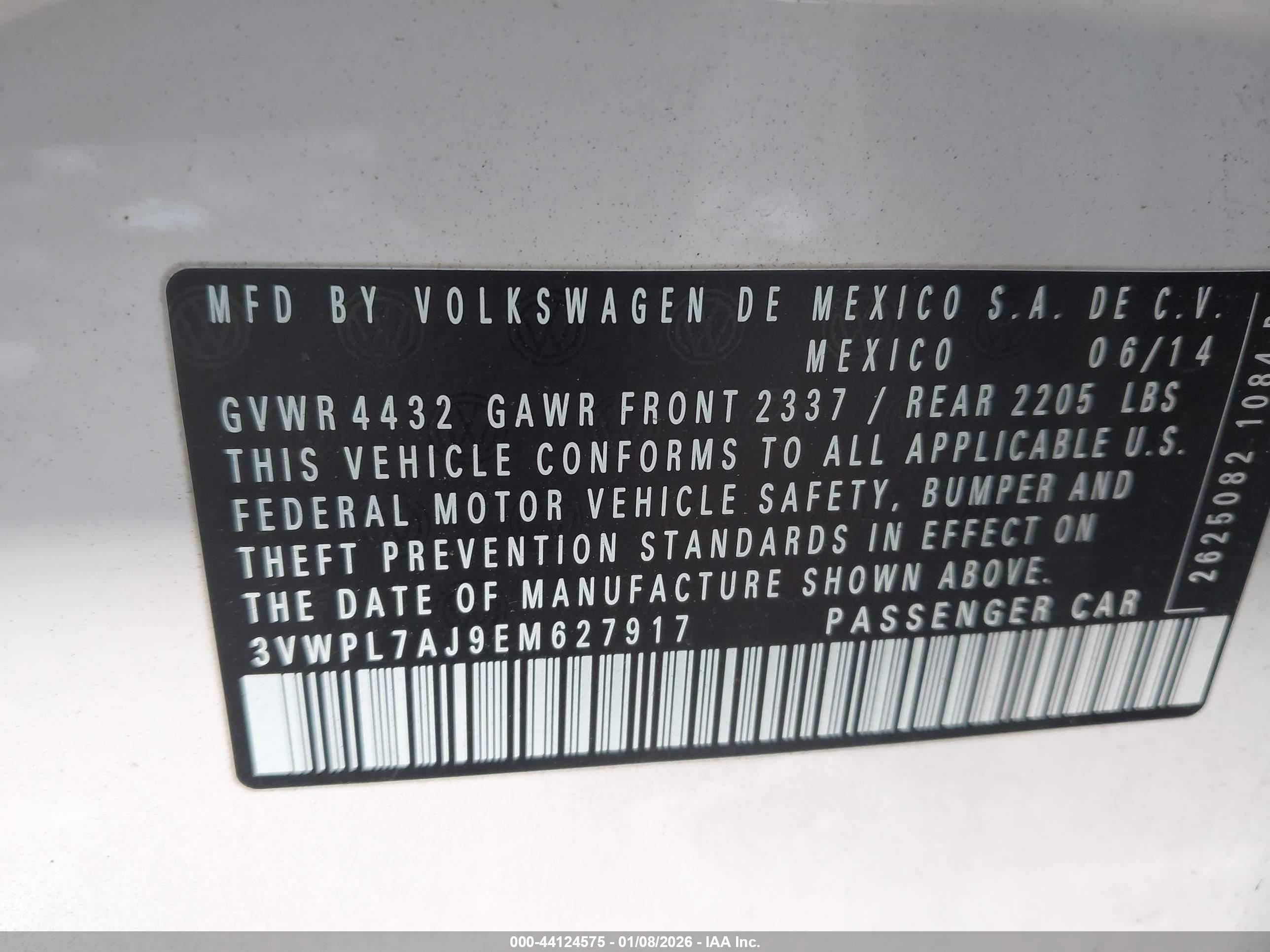 VOLKSWAGEN JETTA image 9