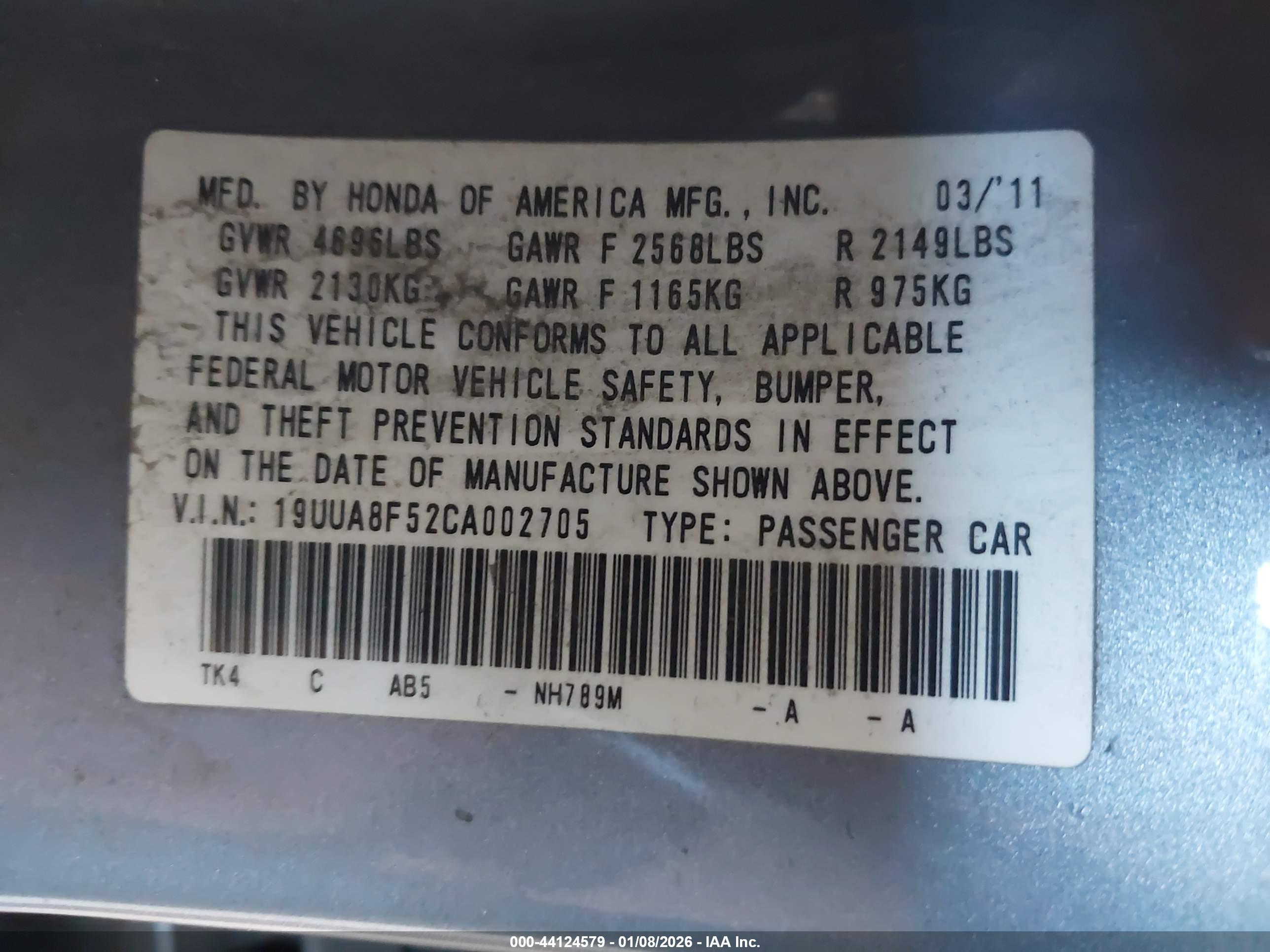 ACURA TL image 9