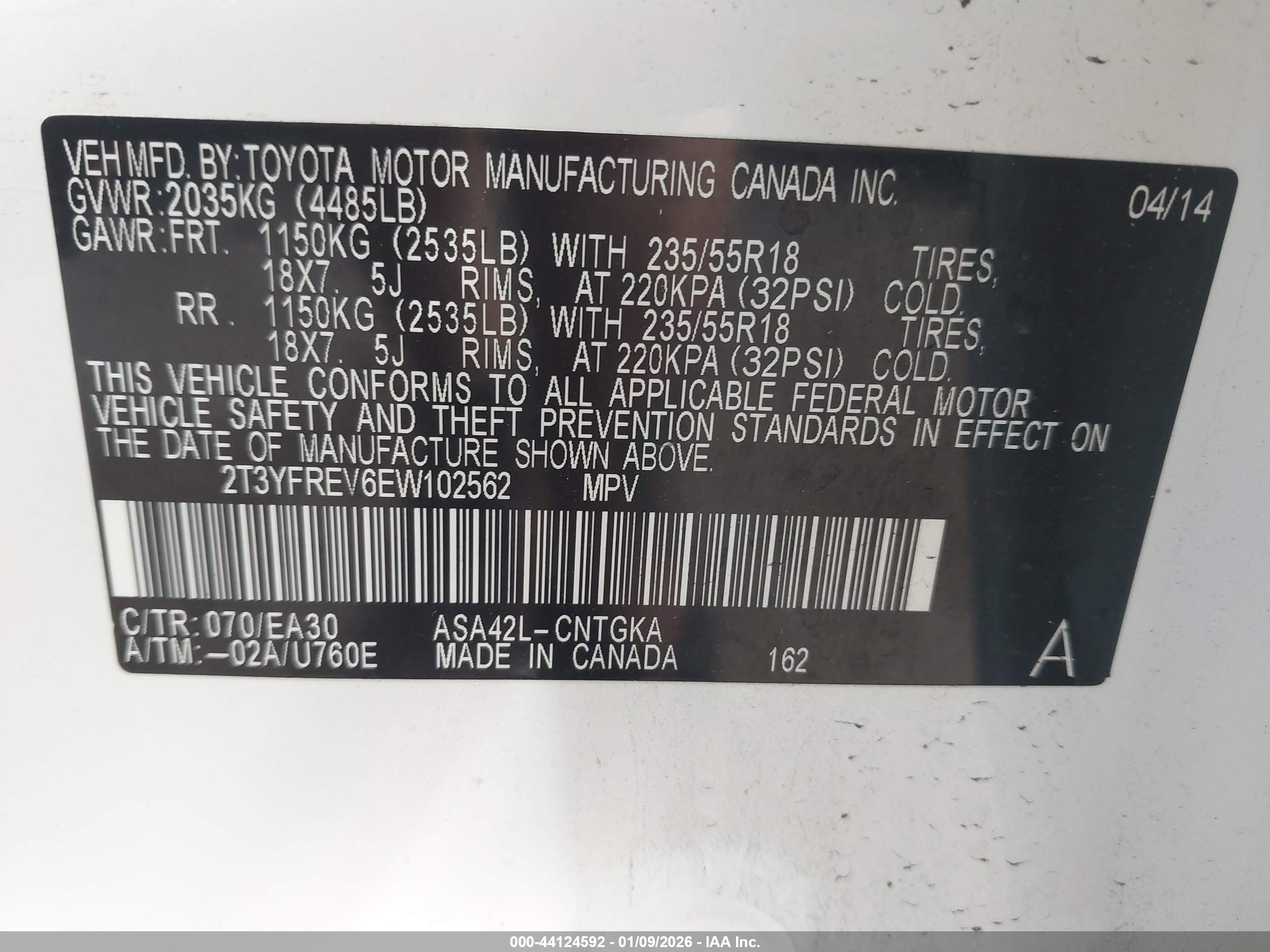 TOYOTA RAV4 image 9