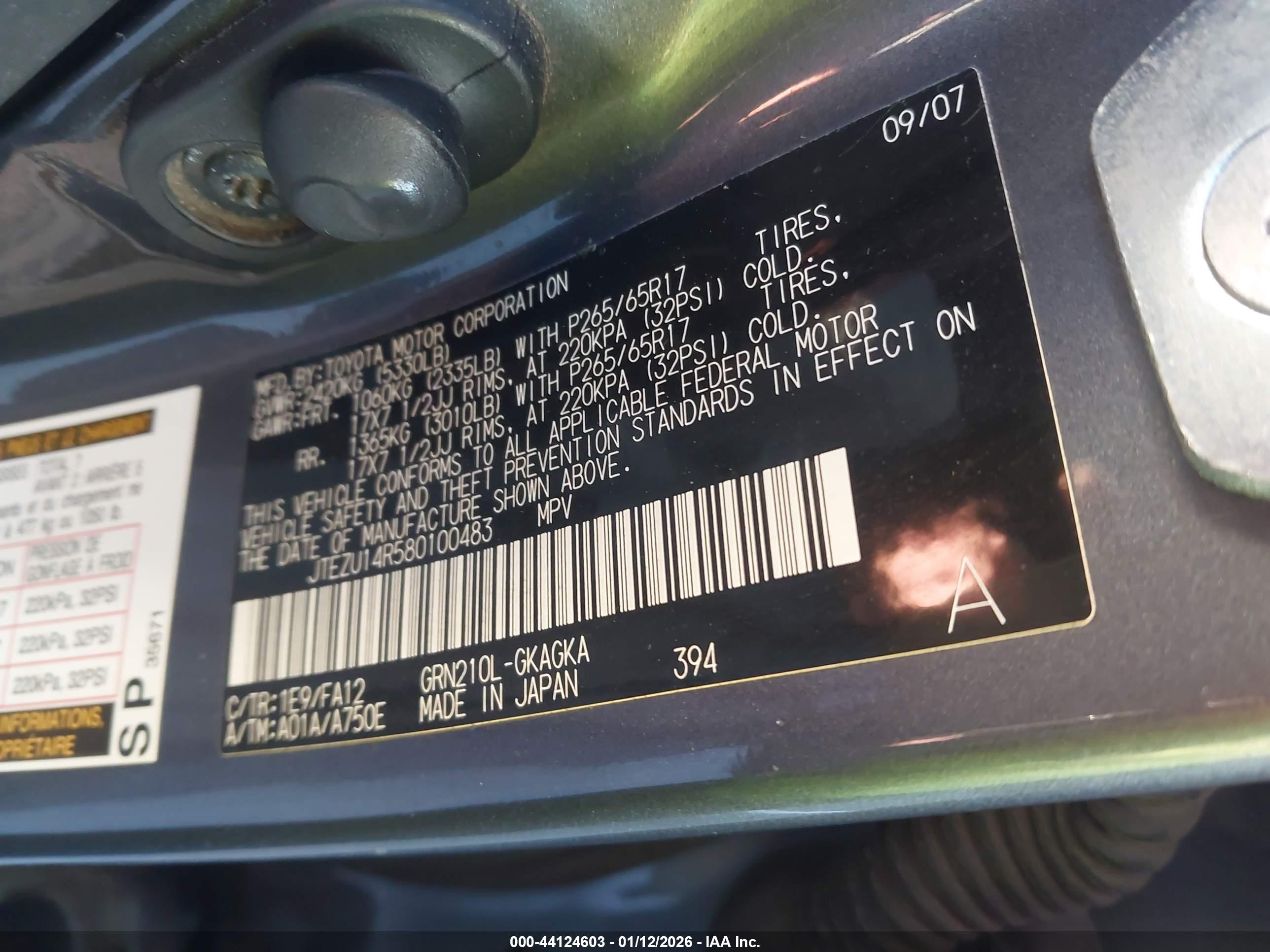 TOYOTA 4RUNNER image 9