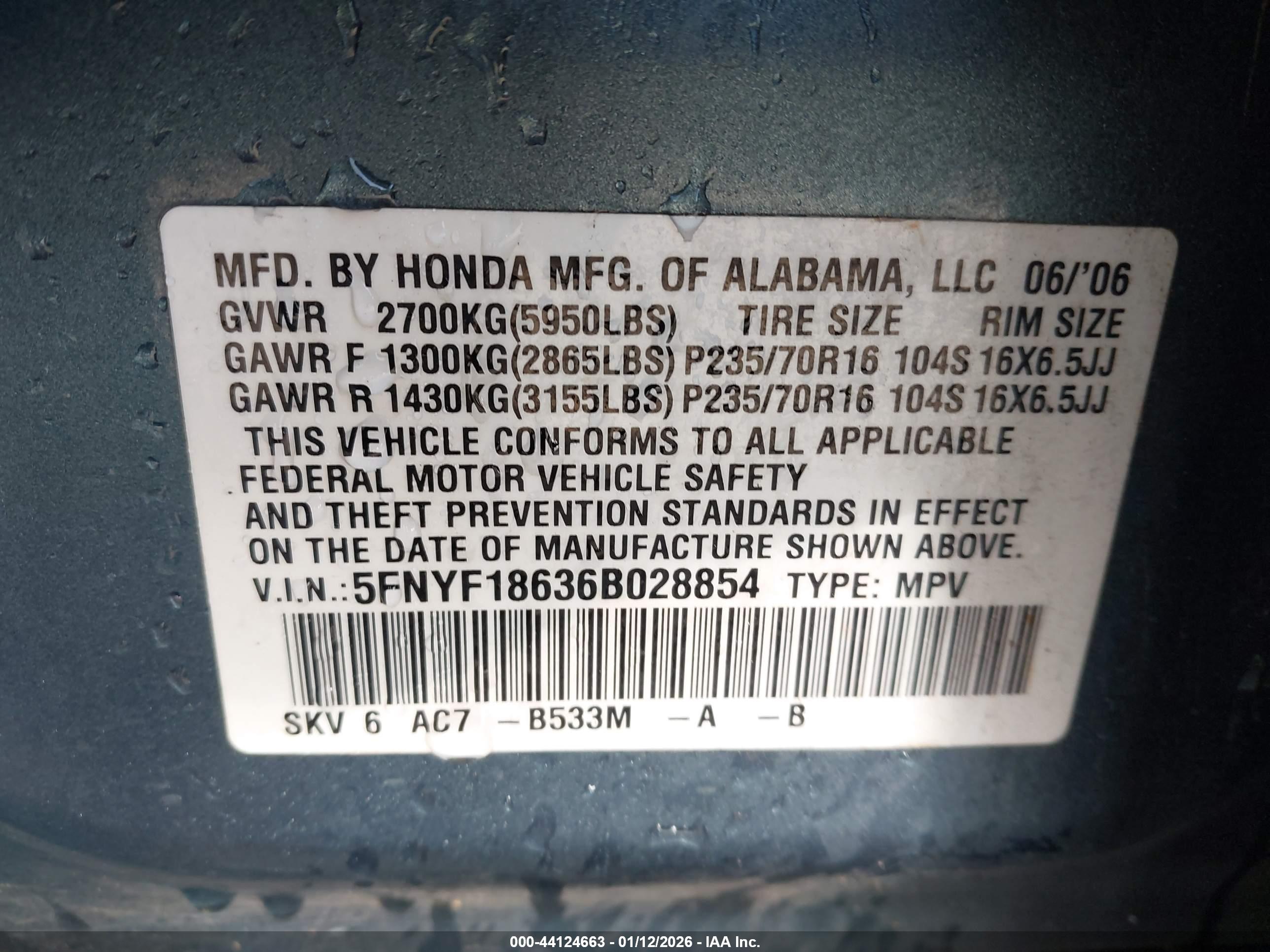 HONDA PILOT image 9