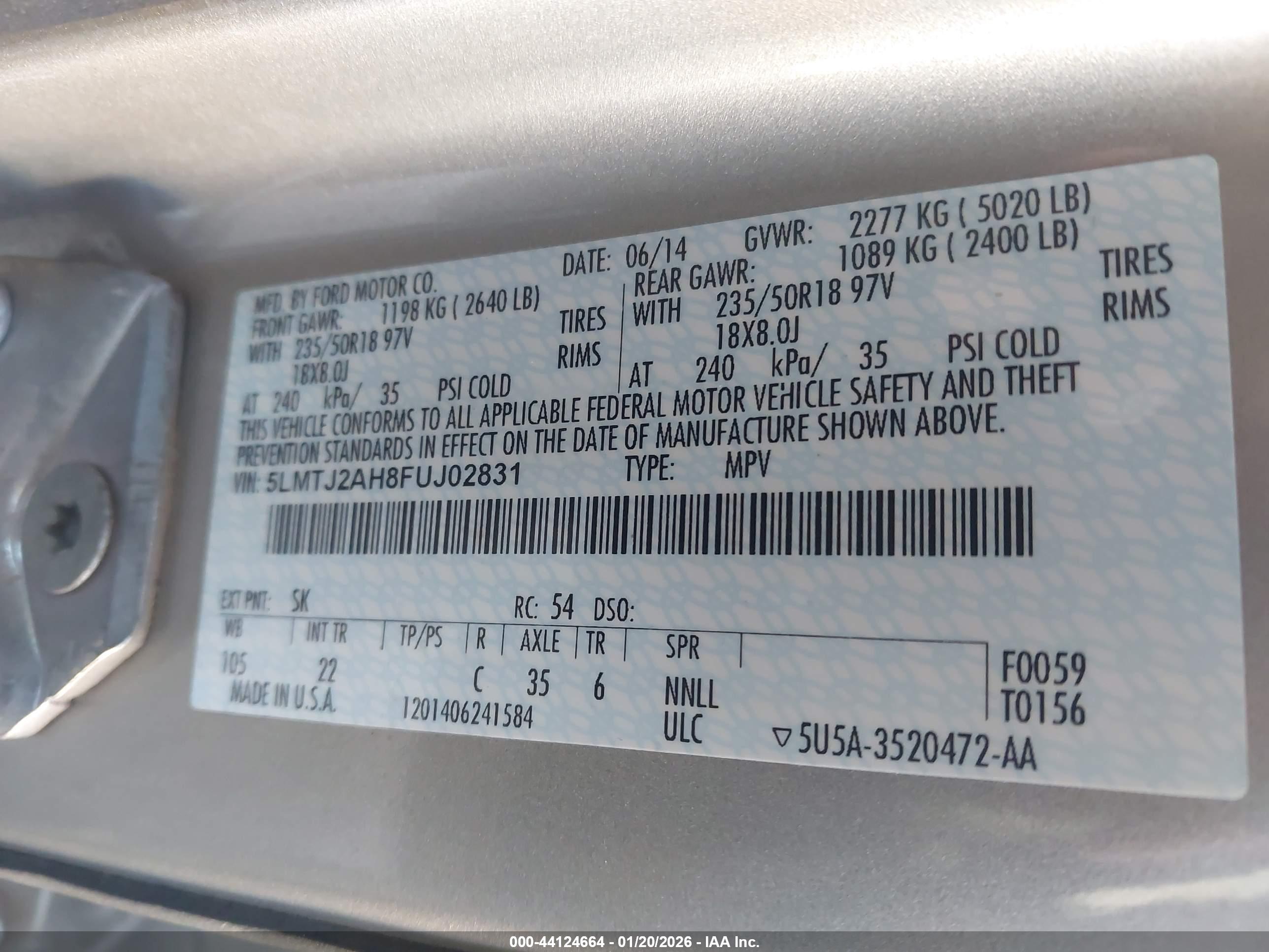 LINCOLN MKC image 9